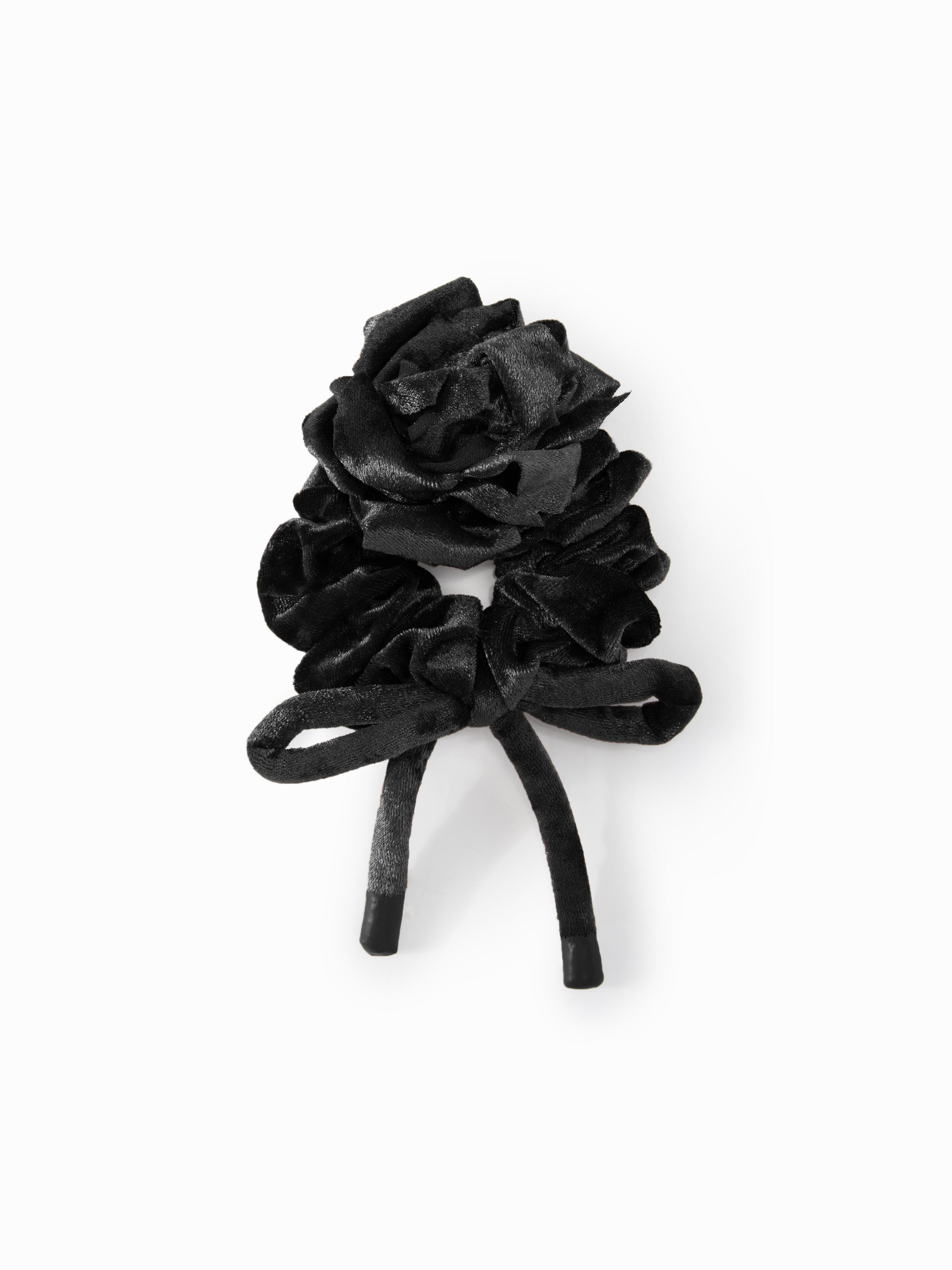 BOWKNOT DECOR VELVET SCRUNCHIE by CIDER