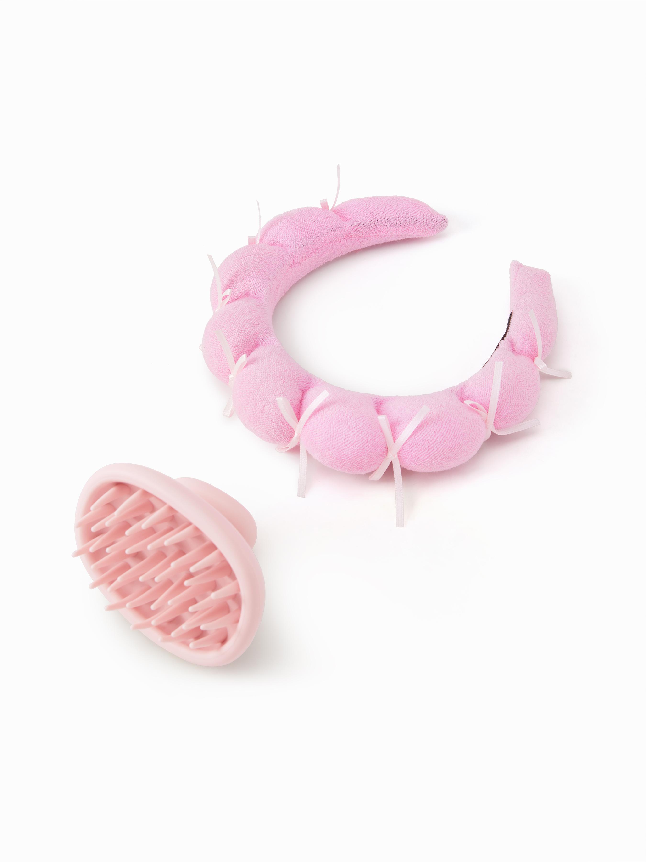 BOWKNOT HEADBAND & SCALP MASSAGER SET by CIDER