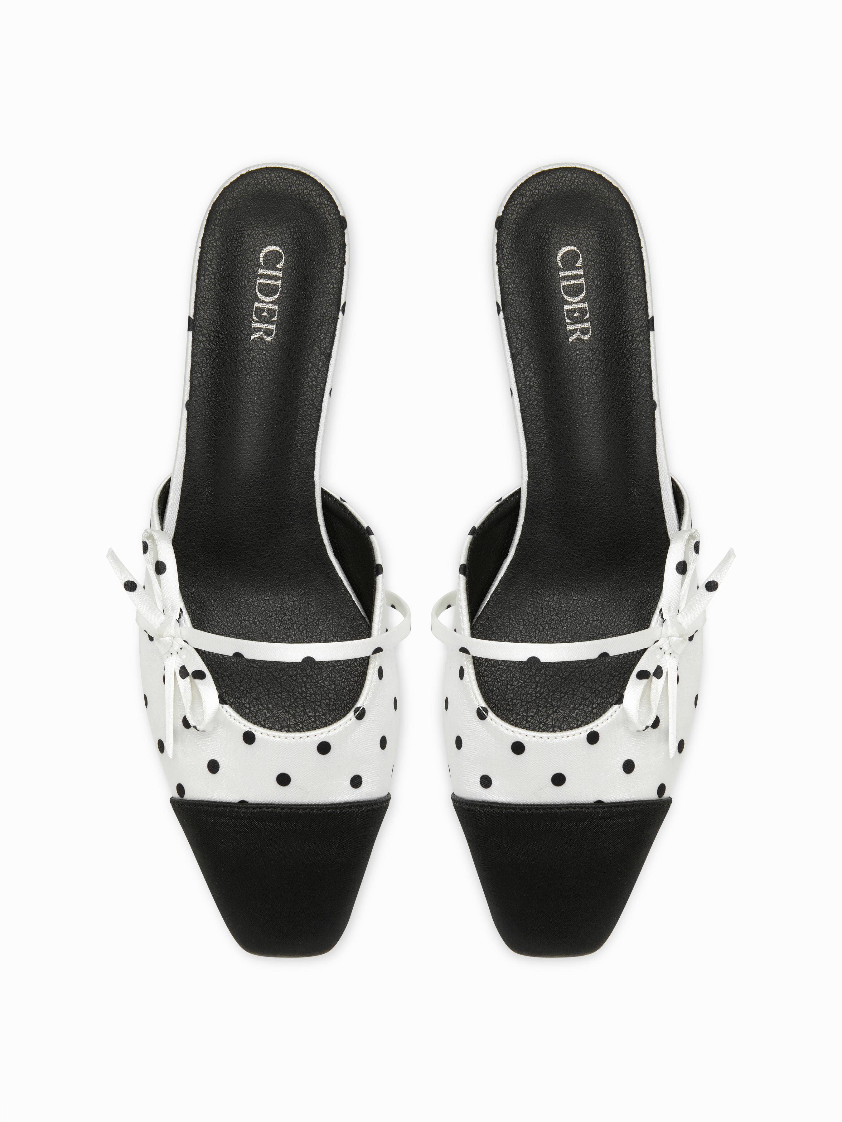 BOWKNOT & POLKA DOT HEELS by CIDER