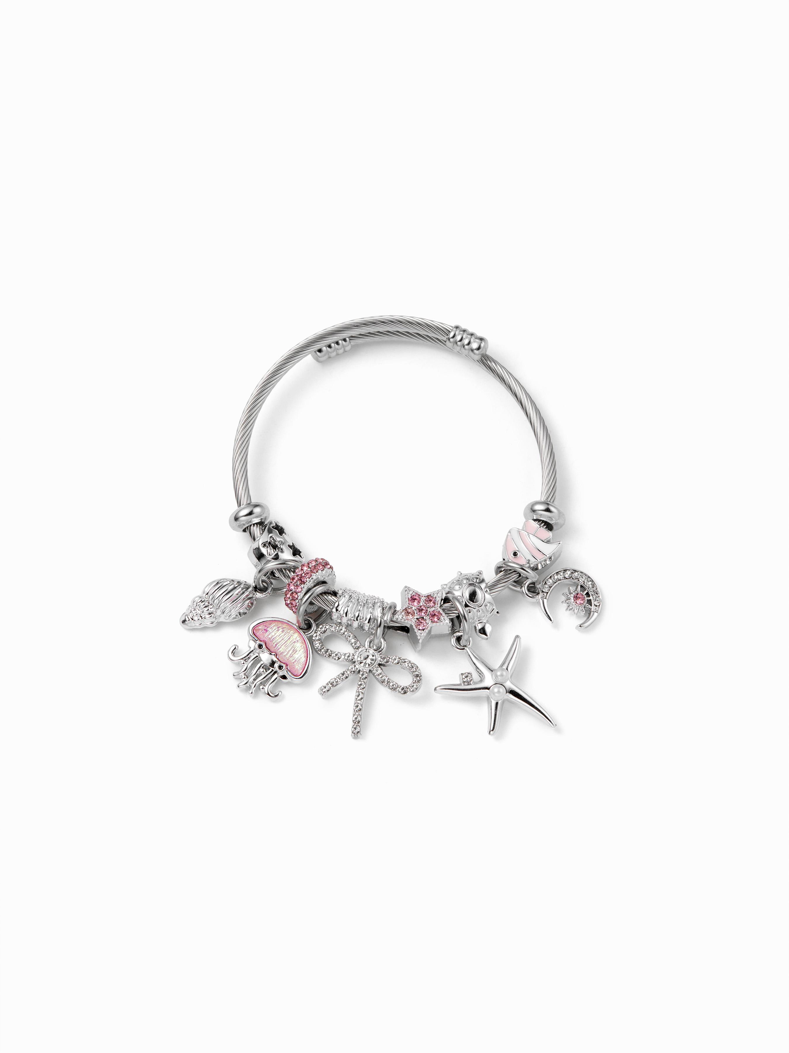 BOWKNOT & SHELL & STARFISH BRACELET by CIDER