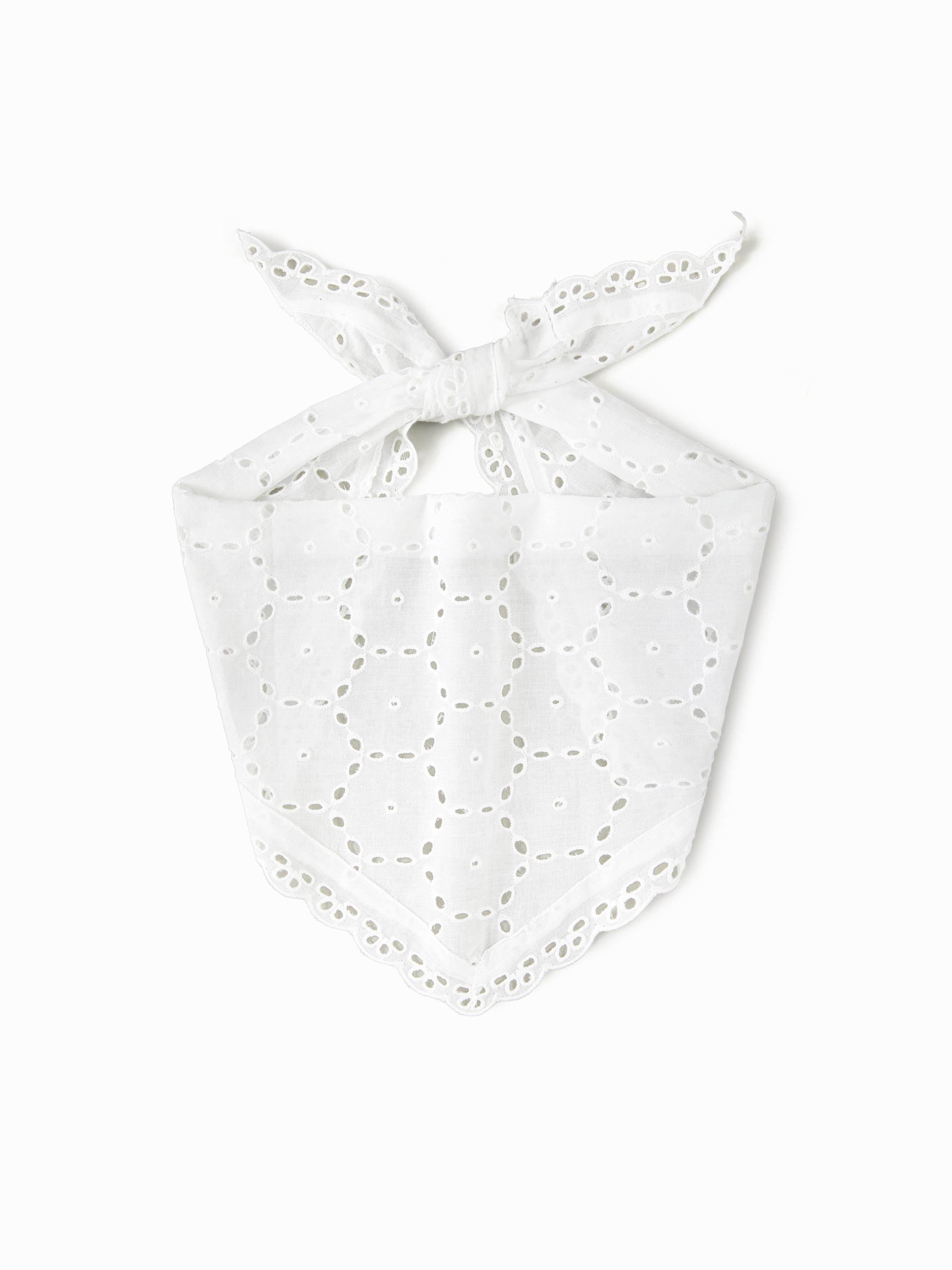 BRODERIE ANGLAISE HEADSCARF by CIDER