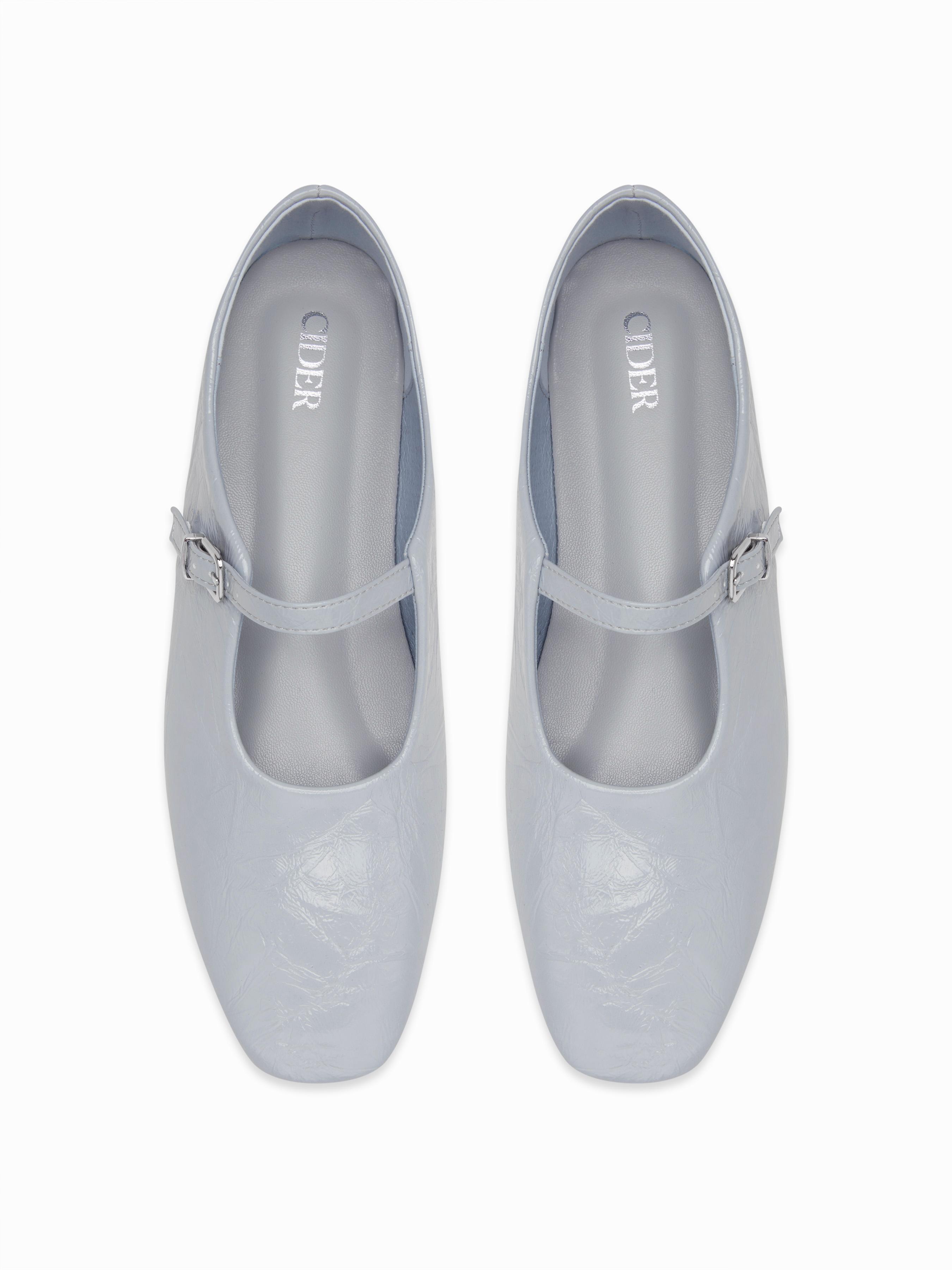 BUCKLE MARY JANE FLATS by CIDER