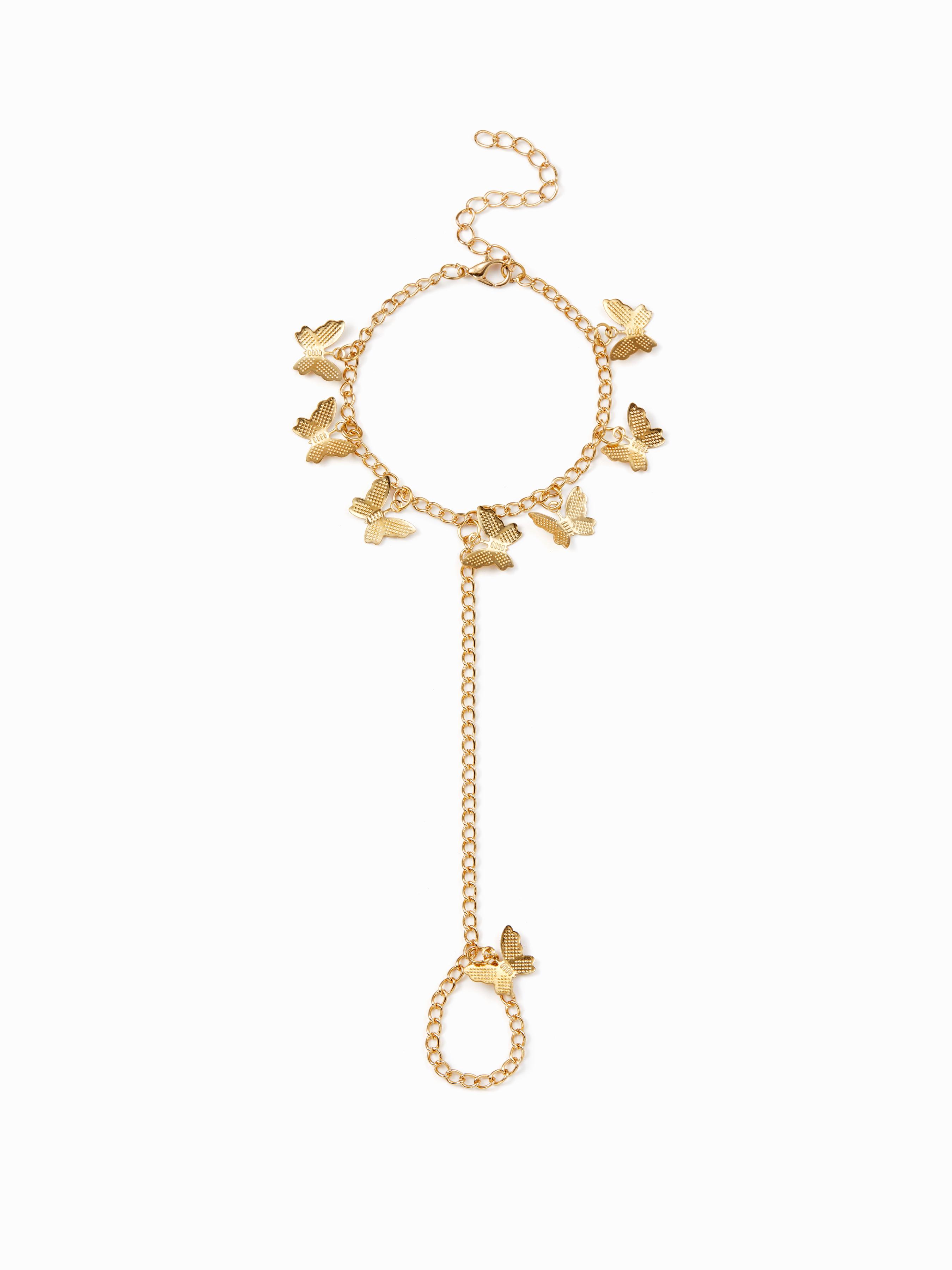 BUTTERFLY HAND CHAIN BRACELET by CIDER