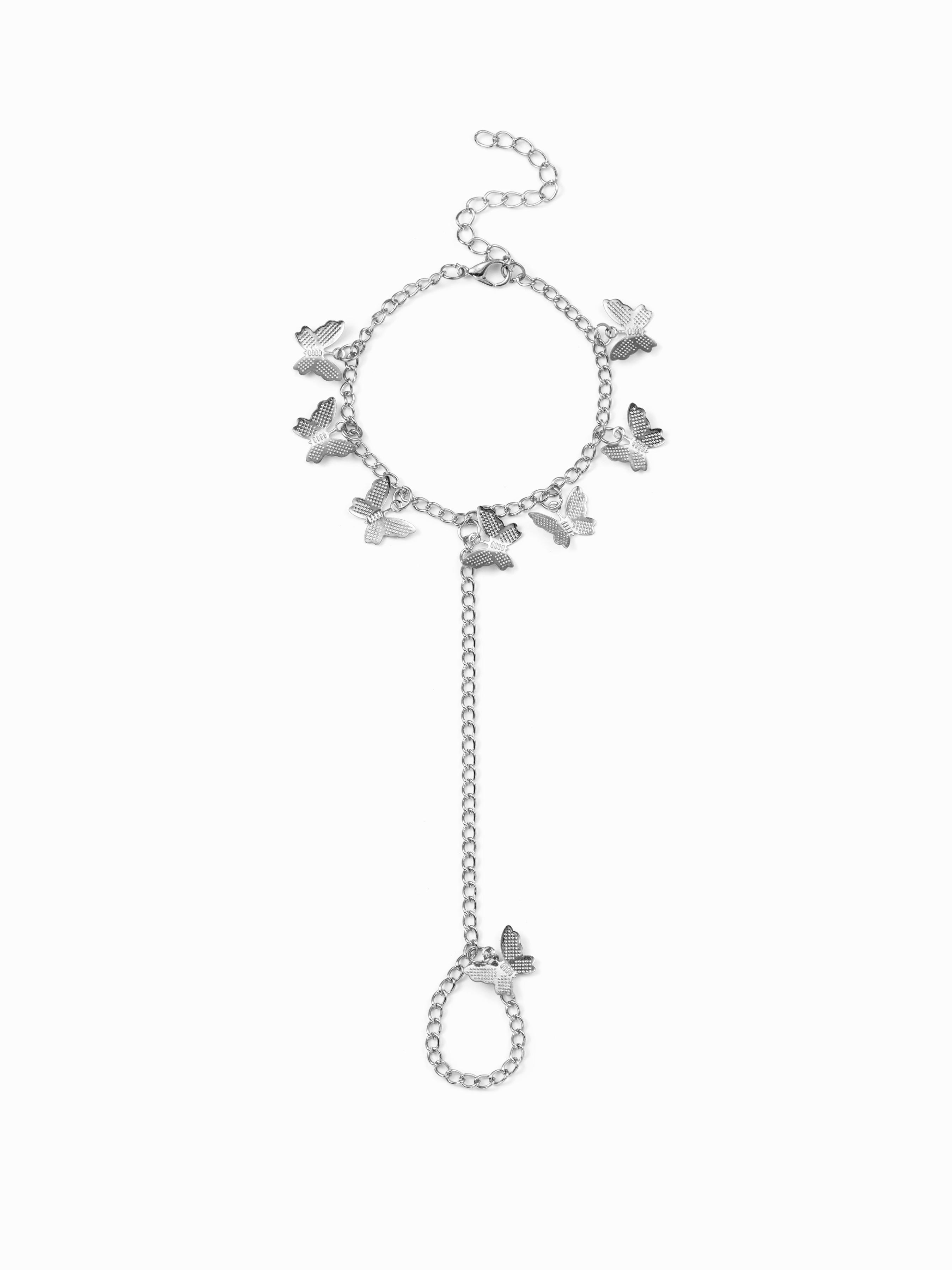 BUTTERFLY HAND CHAIN BRACELET by CIDER