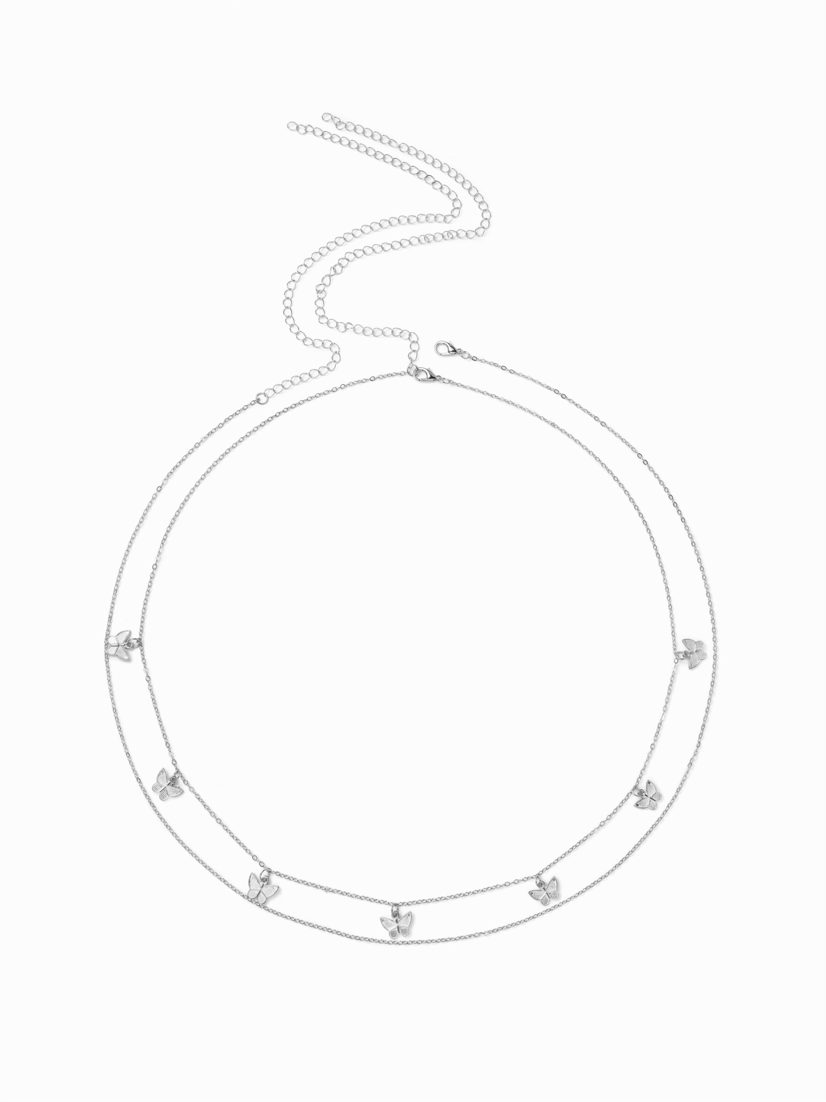 BUTTERFLY LAYERED WAIST CHAIN by CIDER