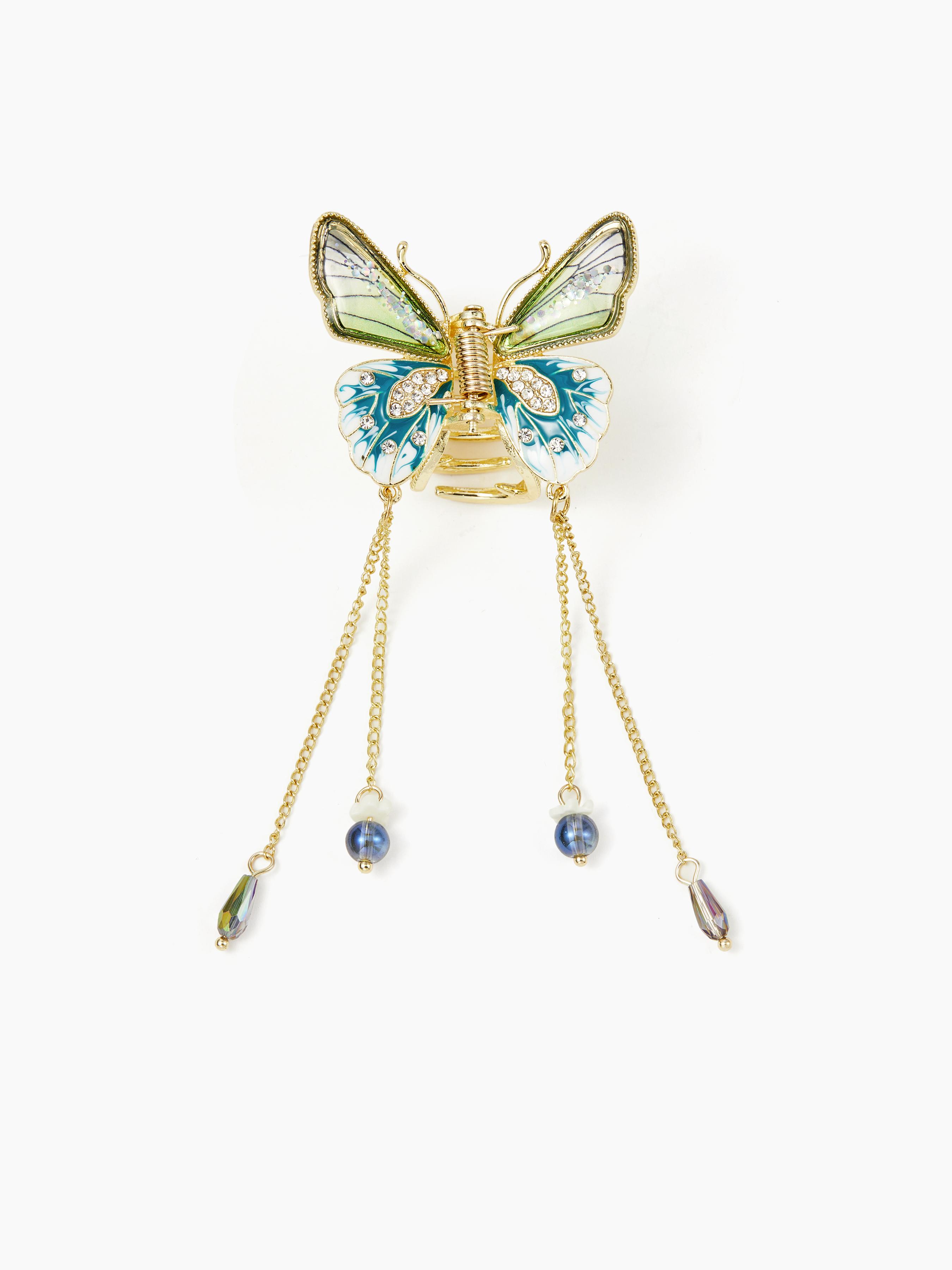 BUTTERFLY TASSEL HAIR CLAW by CIDER