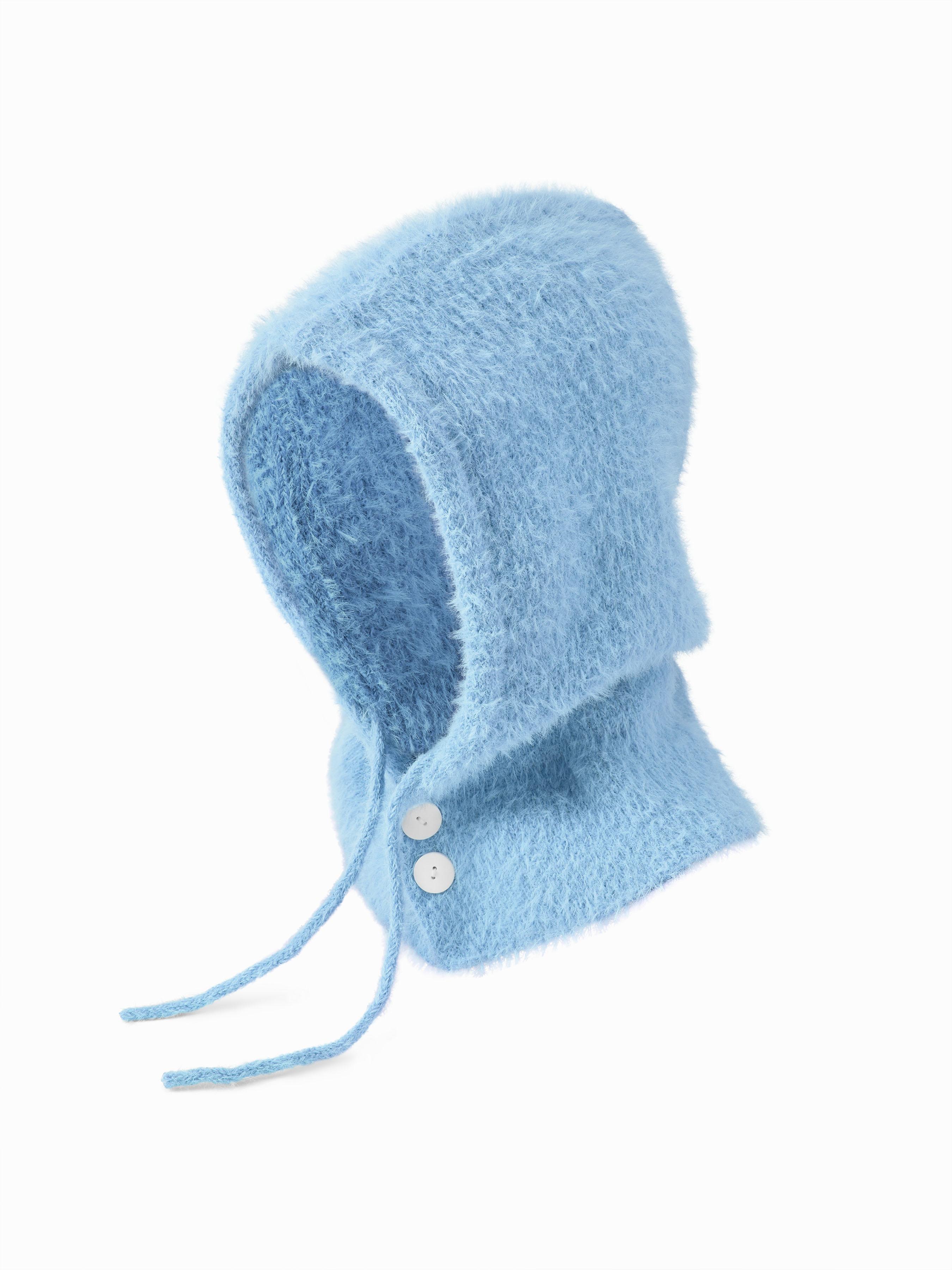 BUTTON & LACE UP BALACLAVA CAP by CIDER