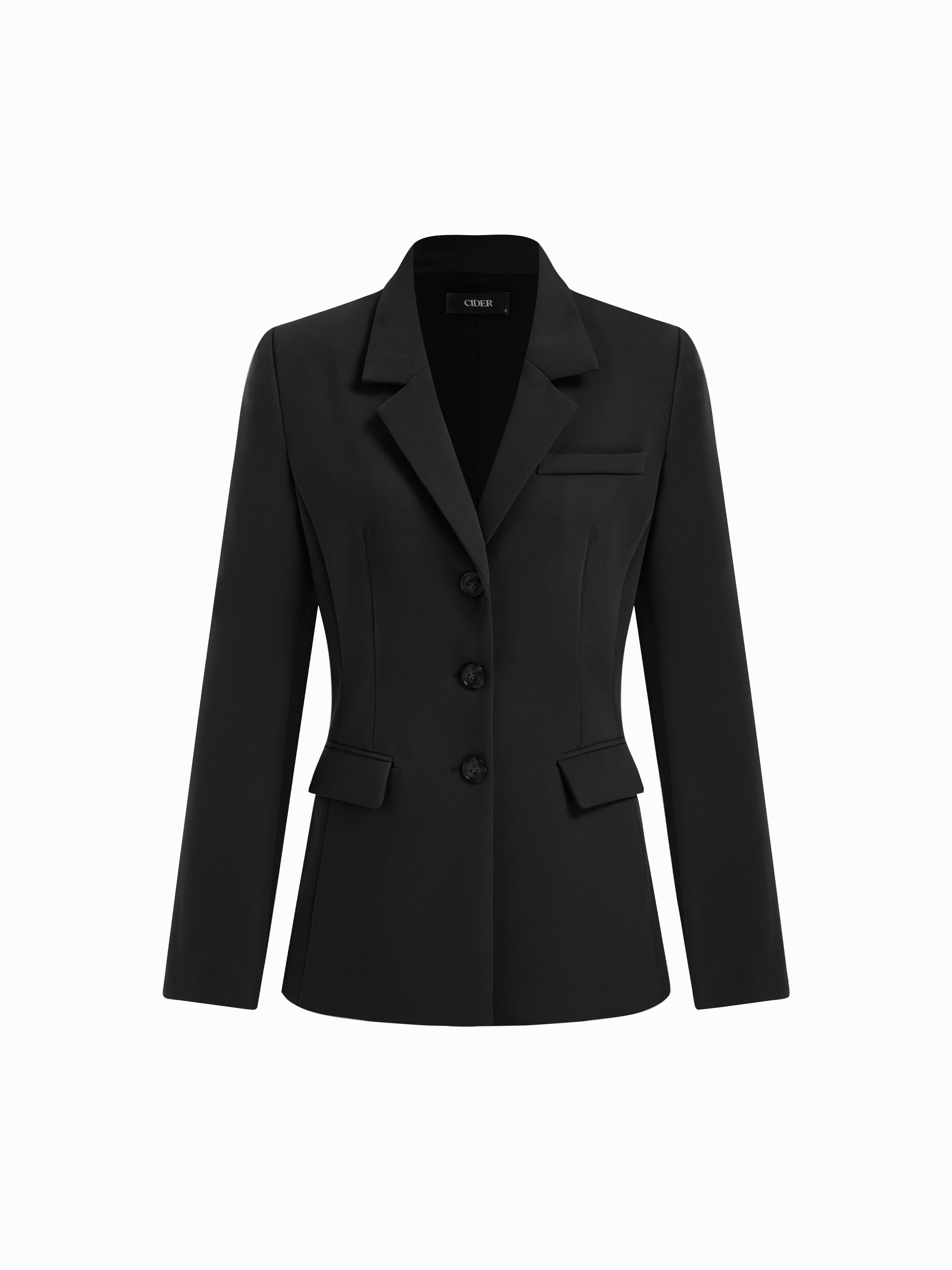 Blazer mit Einschnittkragen by CIDER