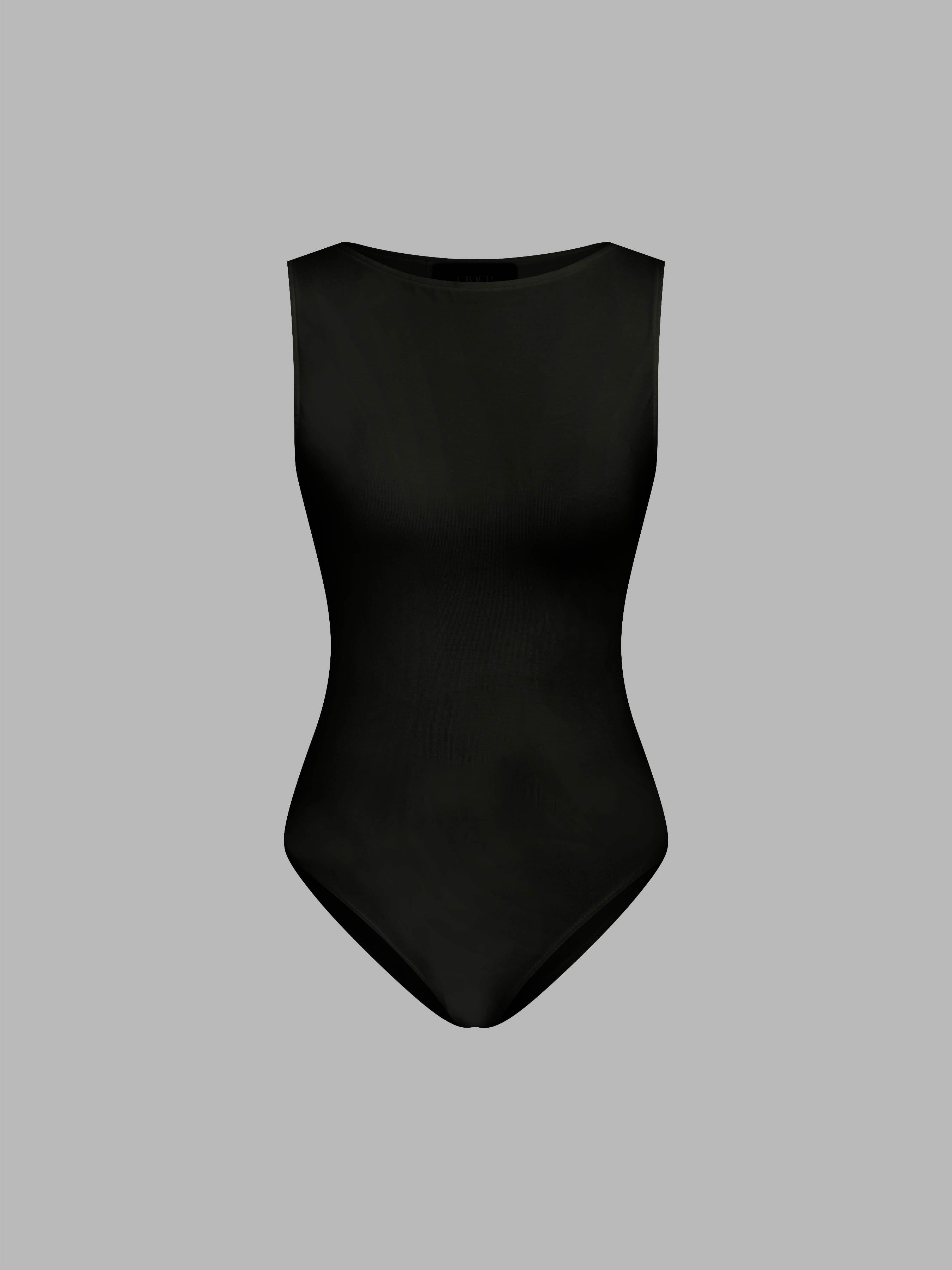 Boat Neck Solid Bodysuit by CIDER