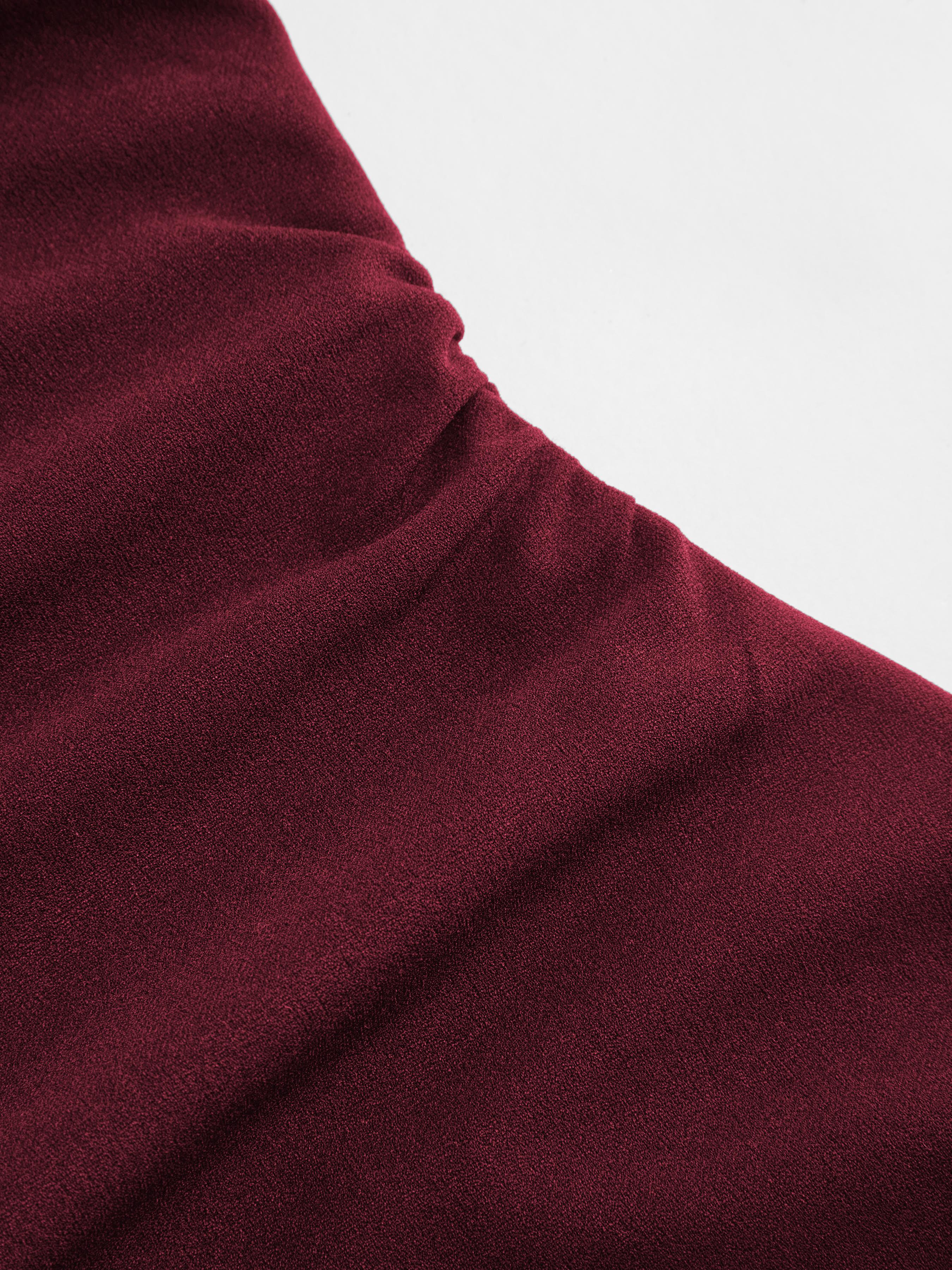 Boat Neckline Solid Ruched Bowknot Mini Dress by CIDER