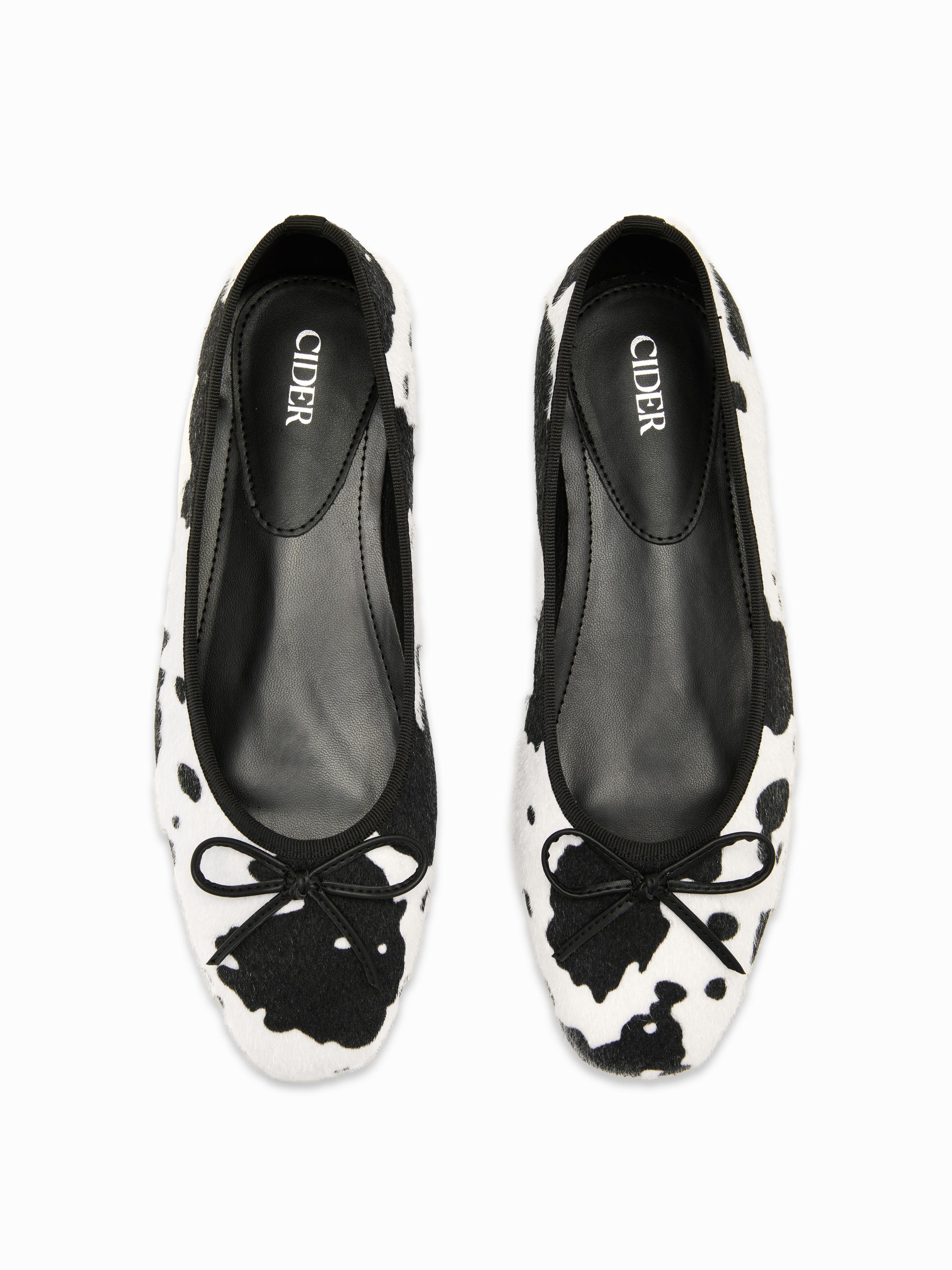 Bowknot Decor Square Toe Ballet Mary Jane Flats by CIDER