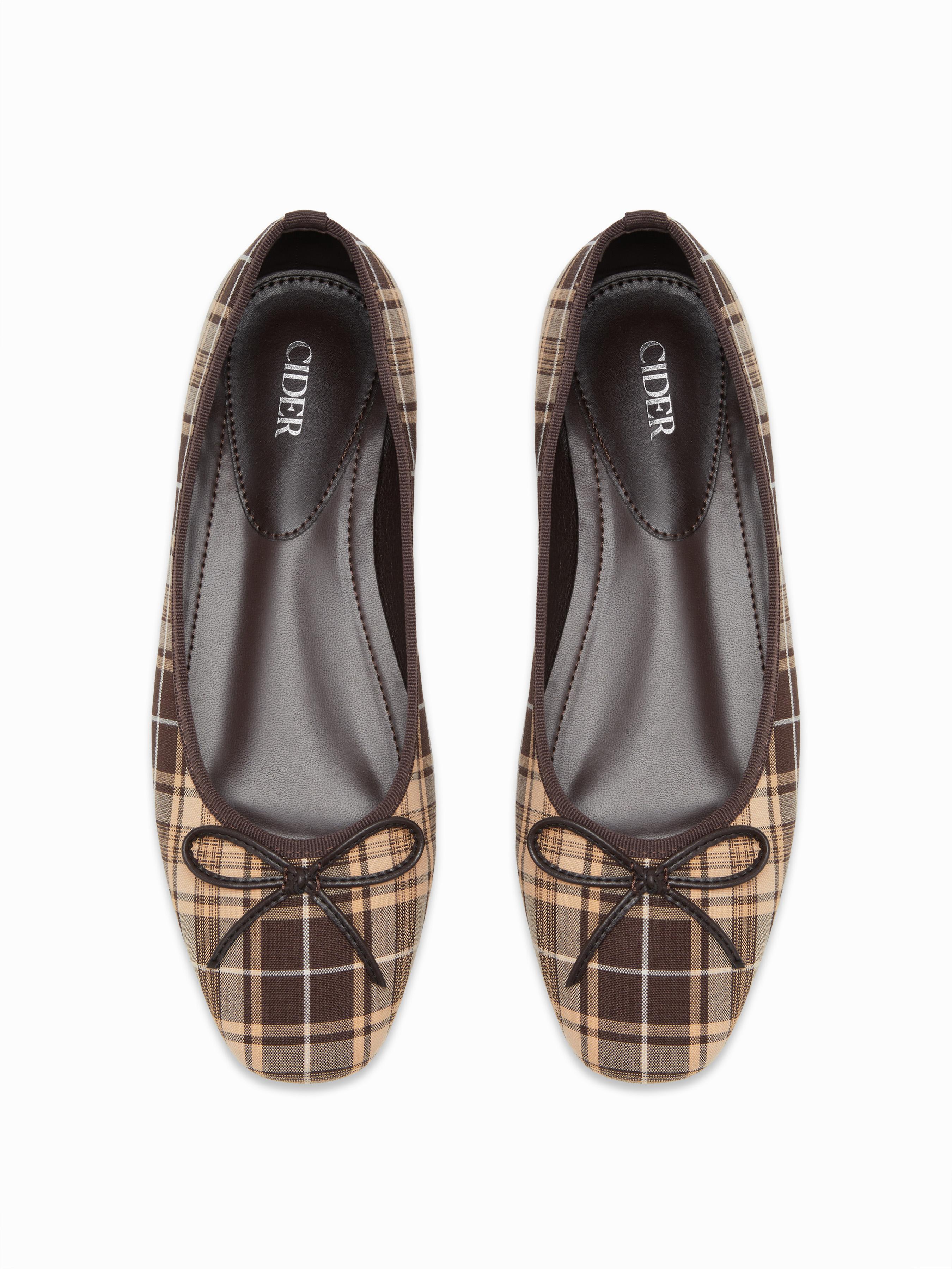 Bowknot Decor Square Toe Ballet Mary Jane Flats by CIDER