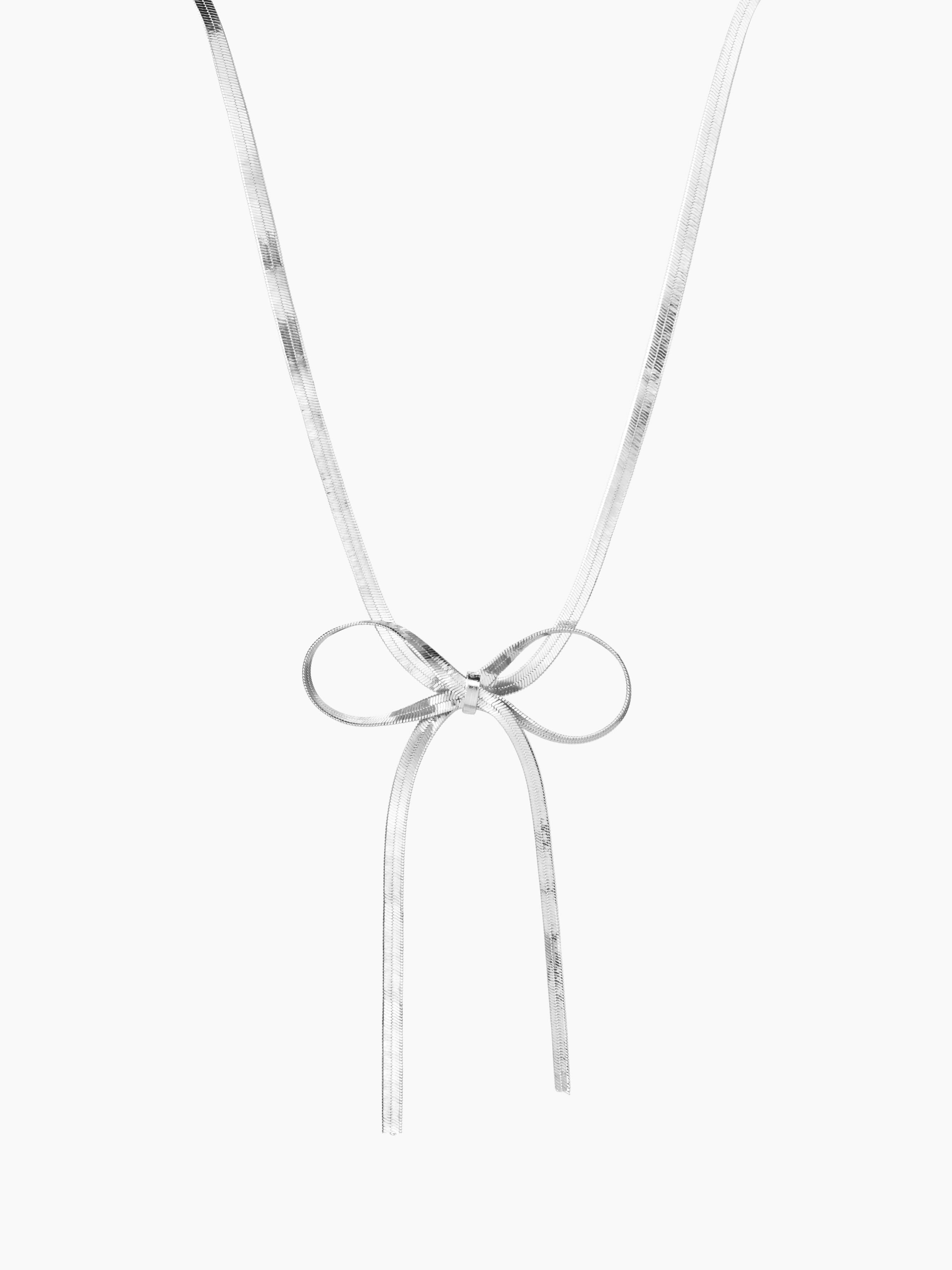 Bowknot Tassel Necklace by CIDER