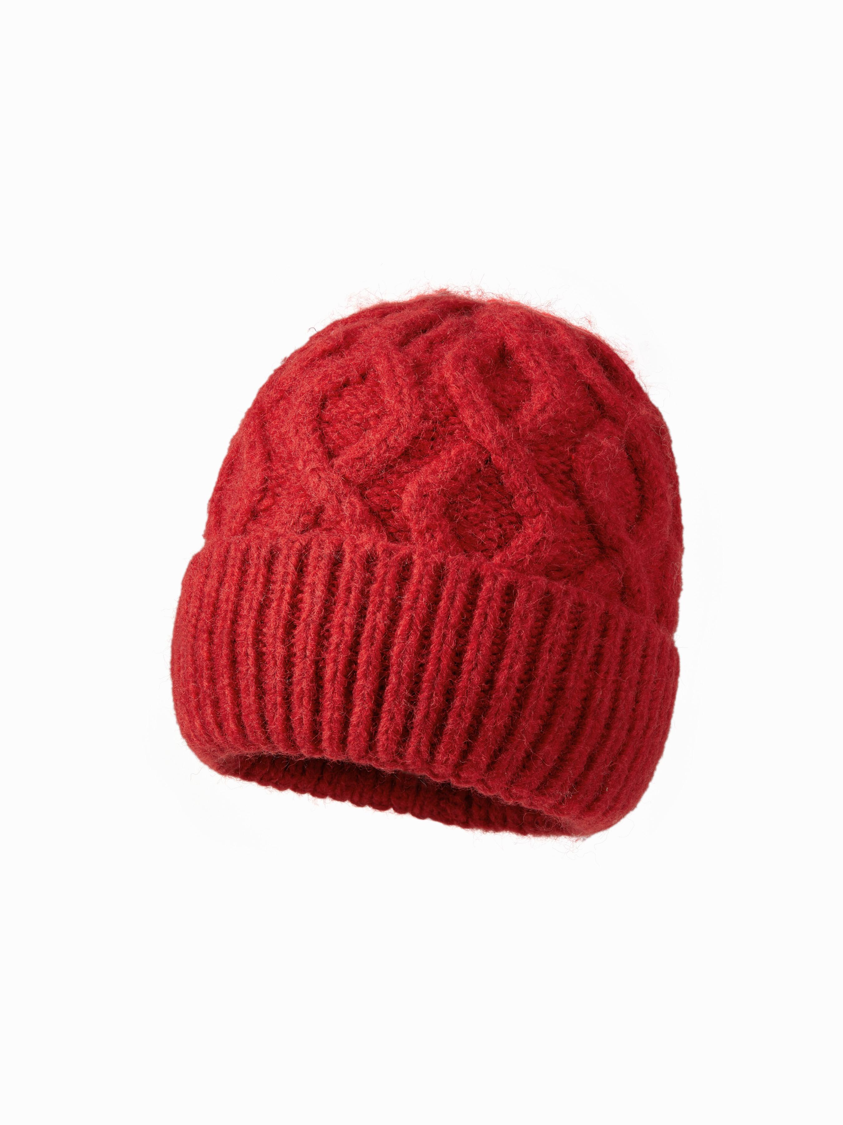 CABLE KNITTED BEANIE HAT by CIDER
