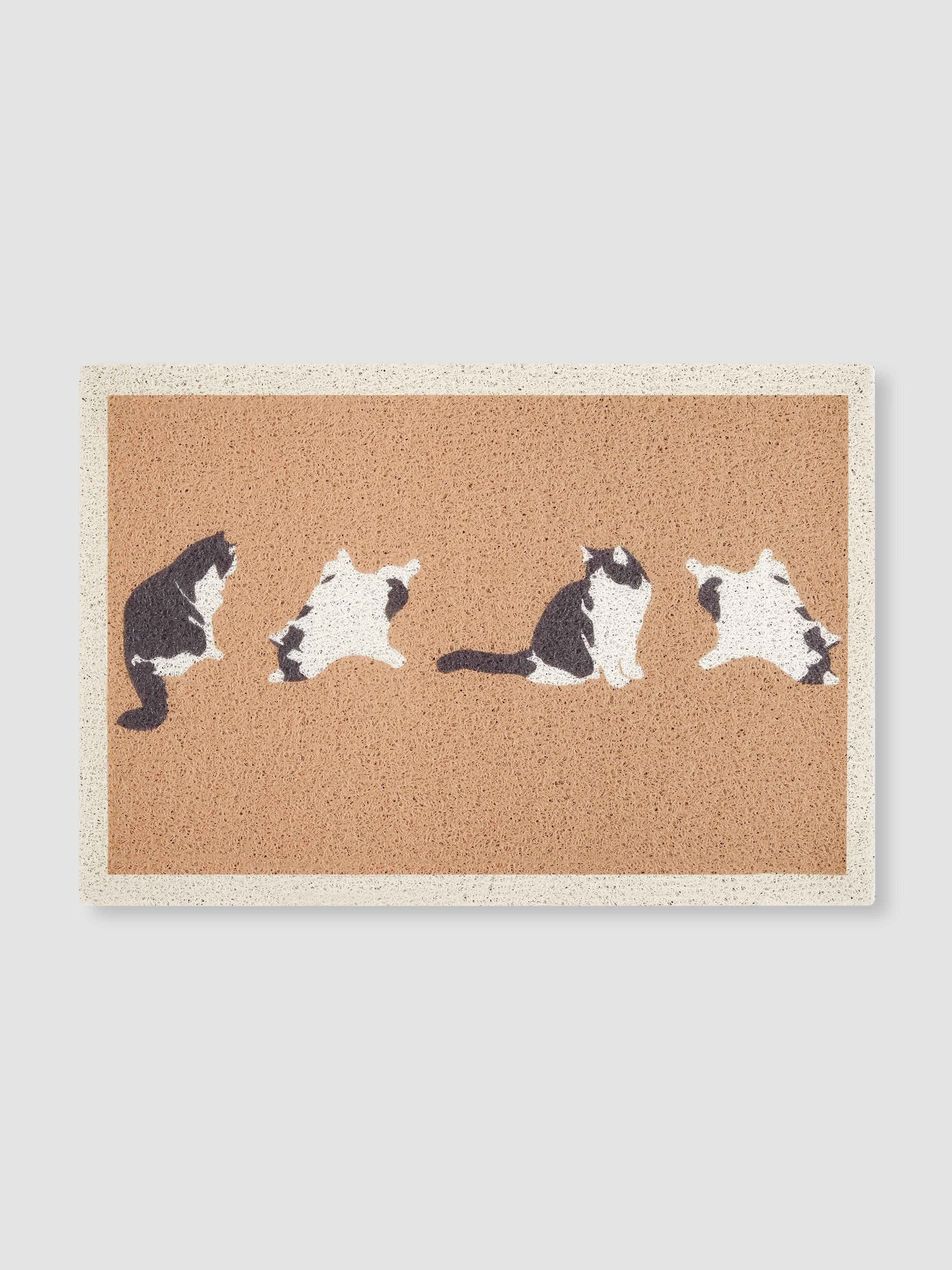 CAT & LAWN RECTANGULAR DOOR MAT by CIDER