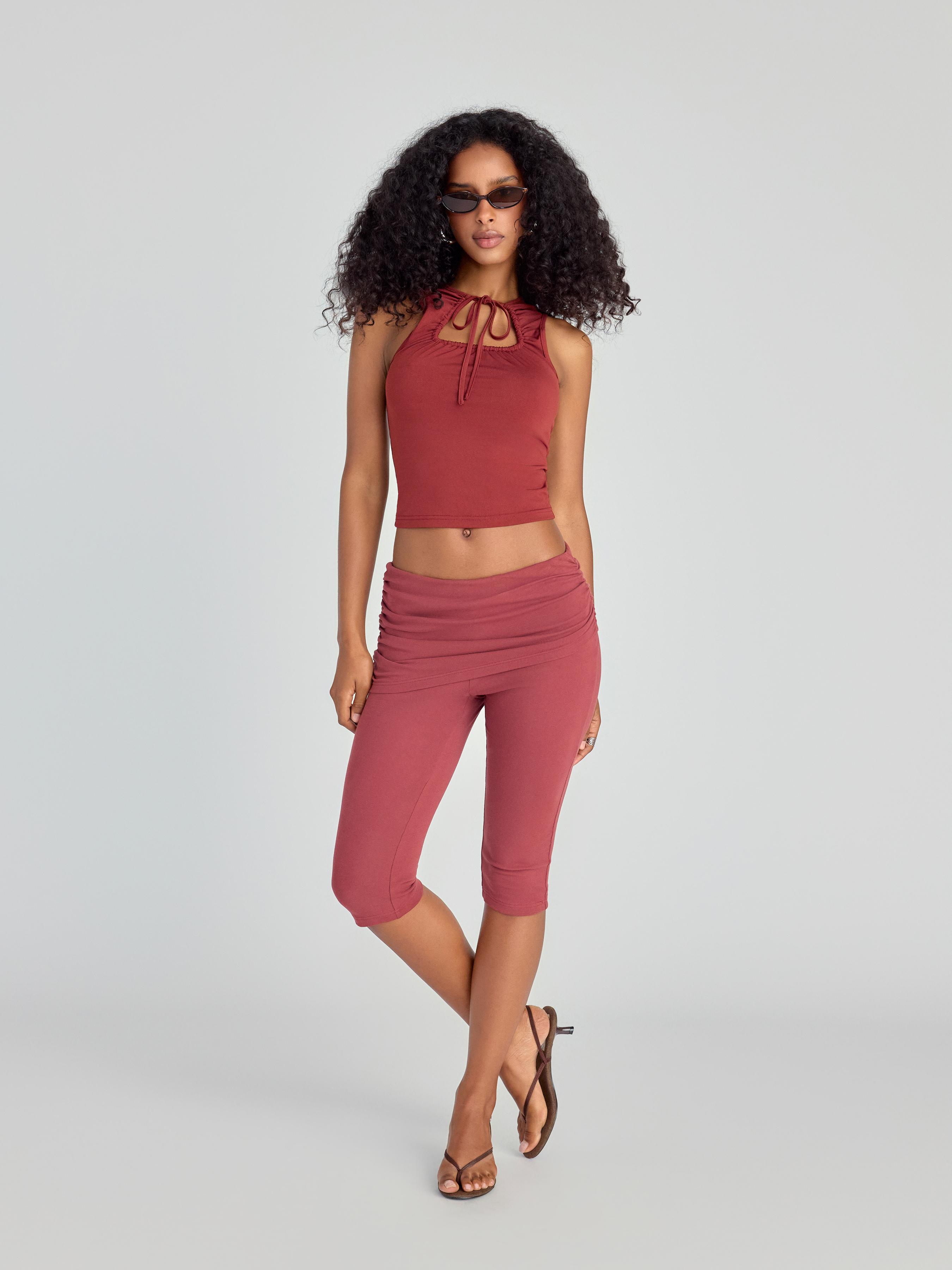 CDR Foldover Capri Pant by CIDER