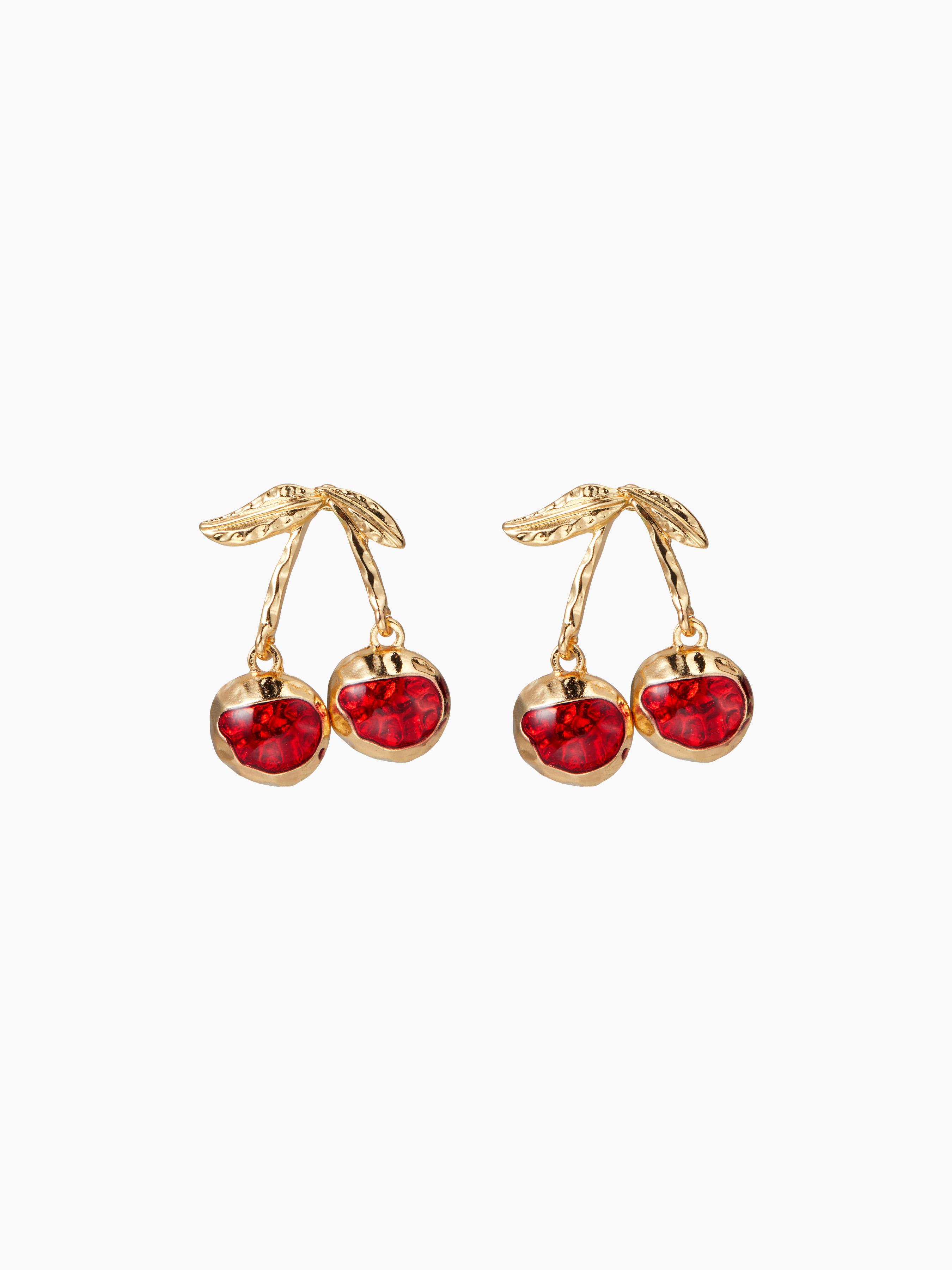 CHERRY DROP EARRINGS by CIDER