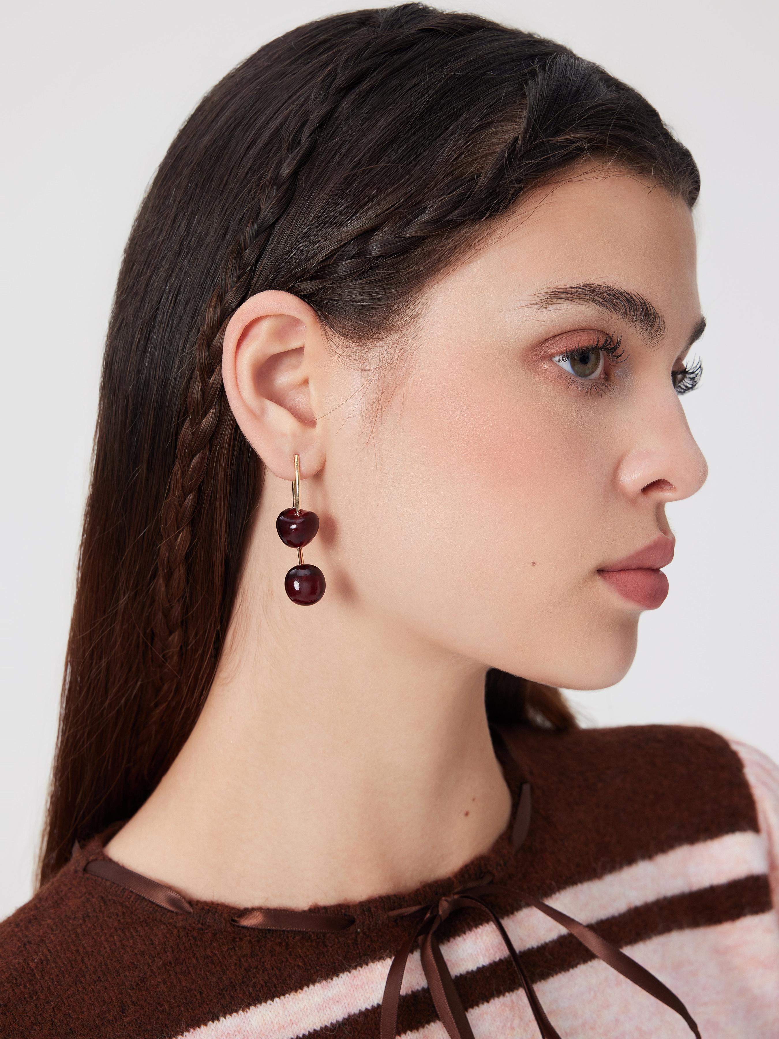 CHERRY DROP EARRINGS by CIDER