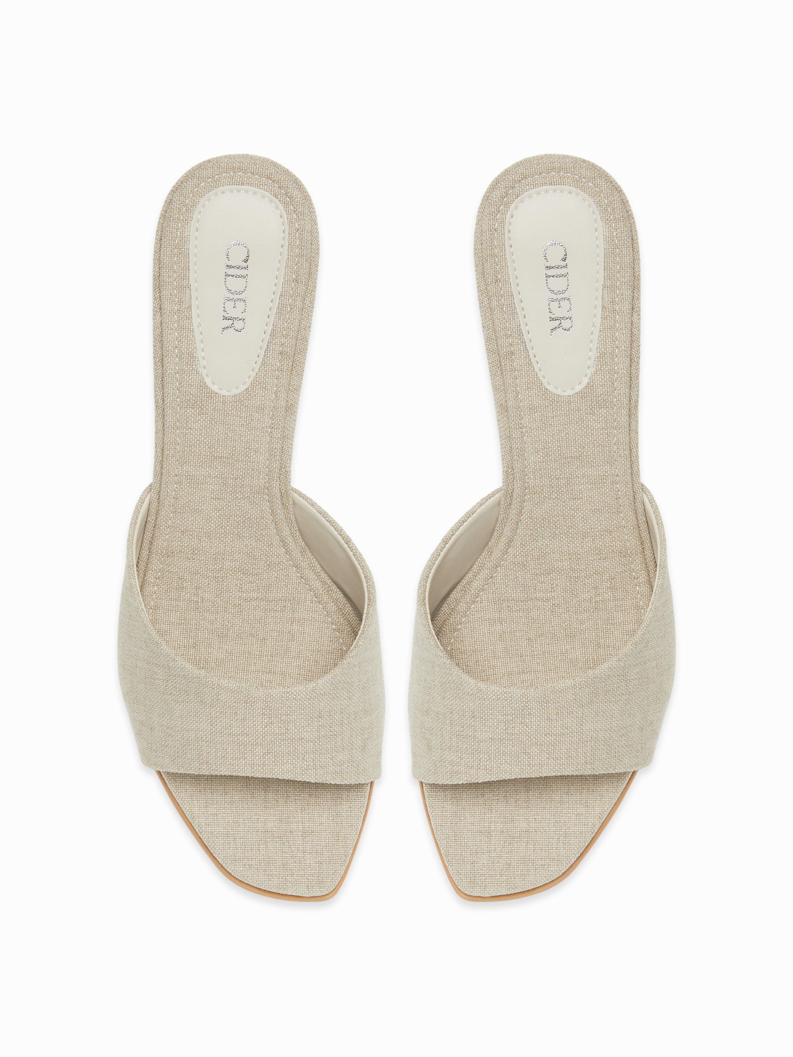 CHUNKY HEELED SANDALS by CIDER