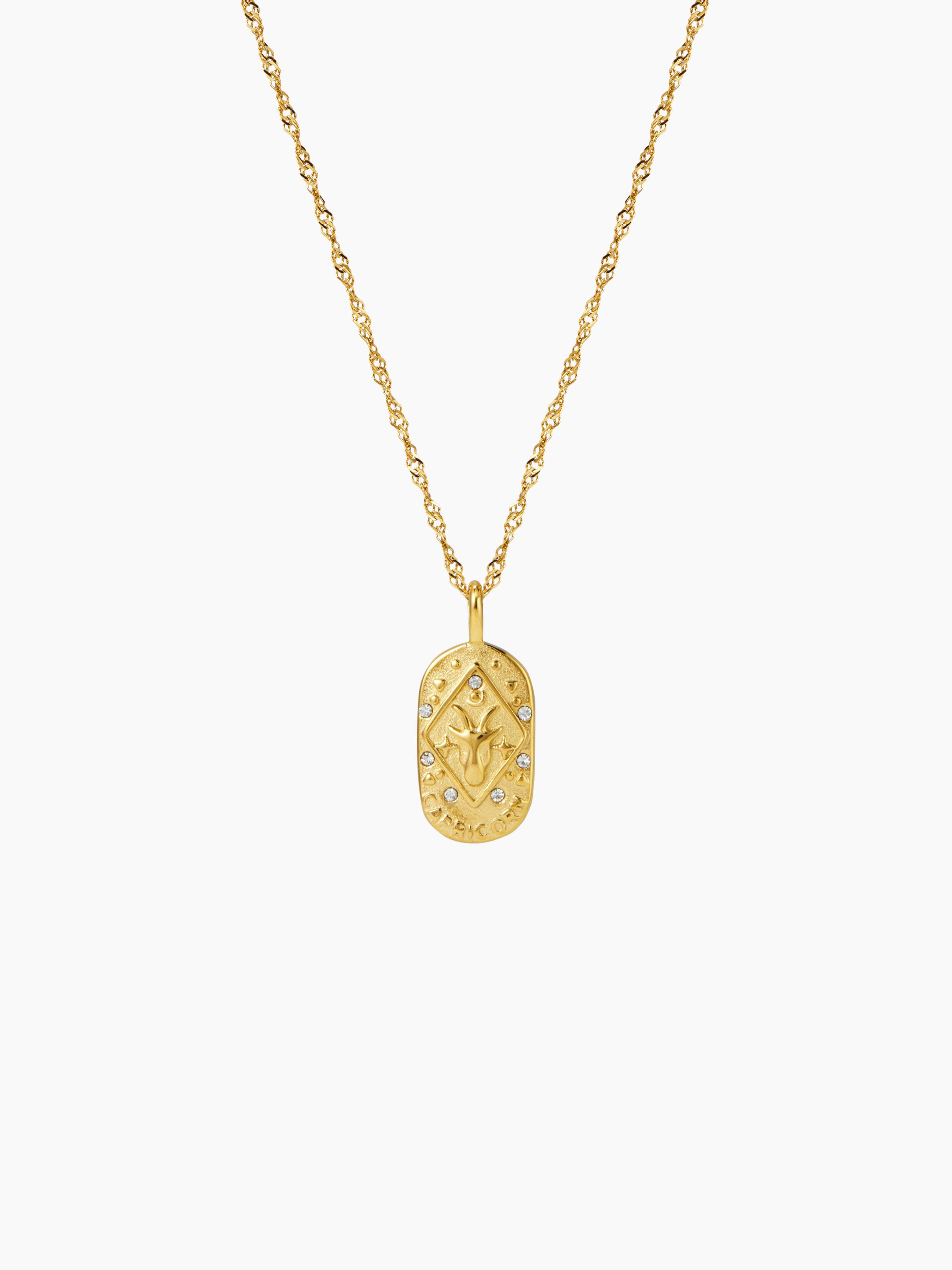 CONSTELLATION 18K GOLD PLATED STAINLESS STEEL PEDANT NECKLACE by CIDER