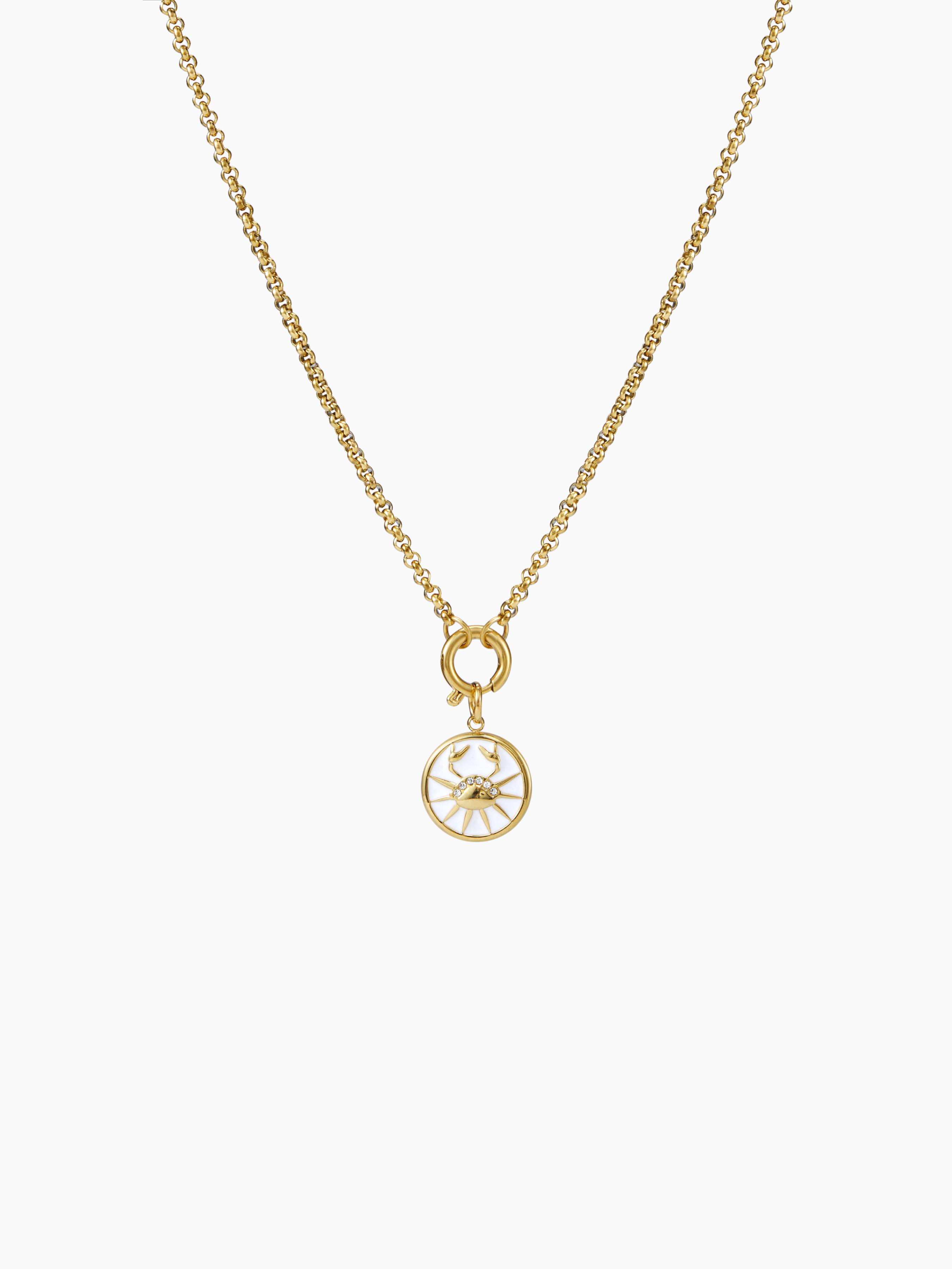 CONSTELLATION 18K GOLD PLATED STAINLESS STEEL PENDANT NECKLACE by CIDER