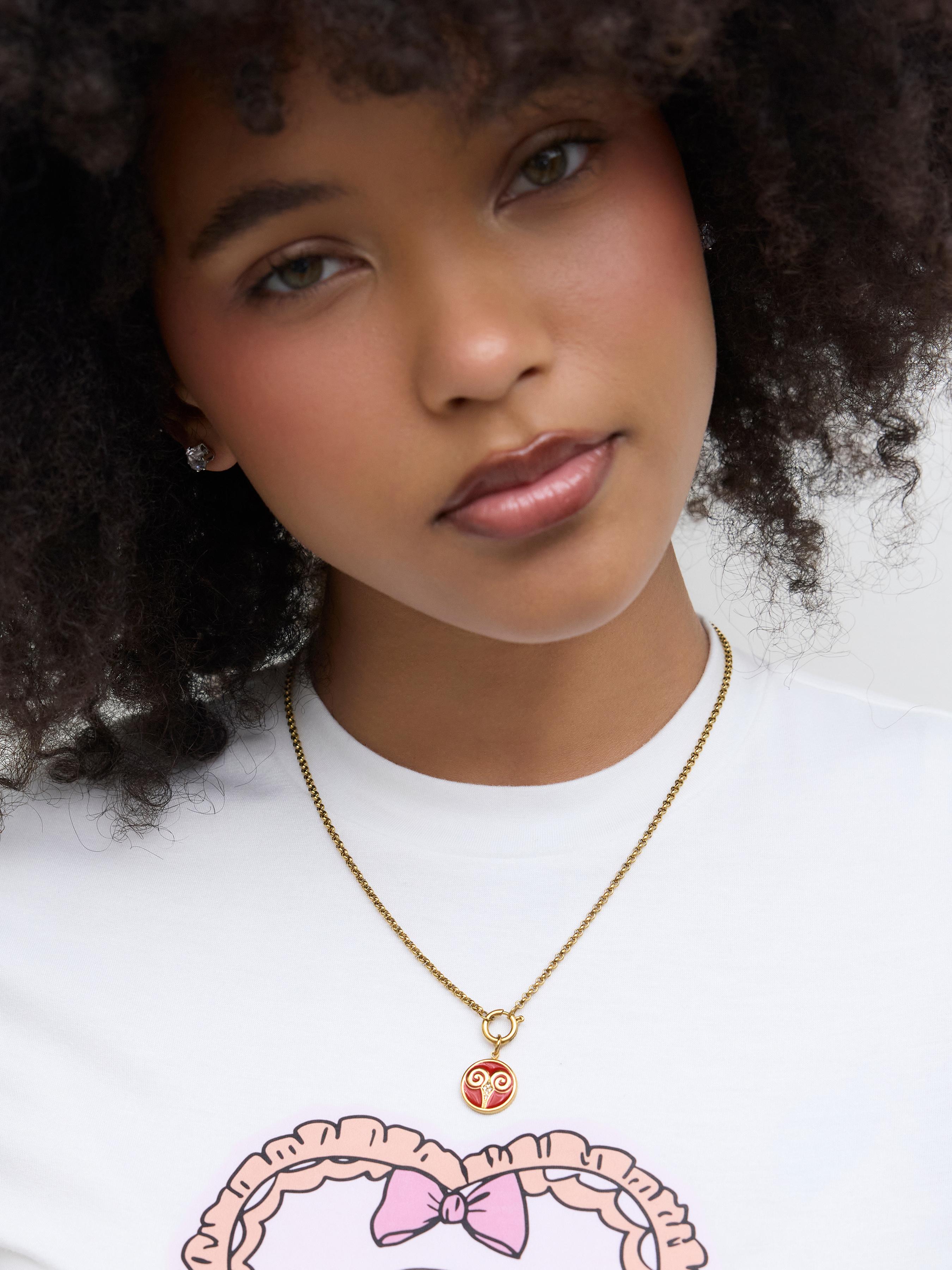 CONSTELLATION 18K GOLD PLATED STAINLESS STEEL PENDANT NECKLACE by CIDER