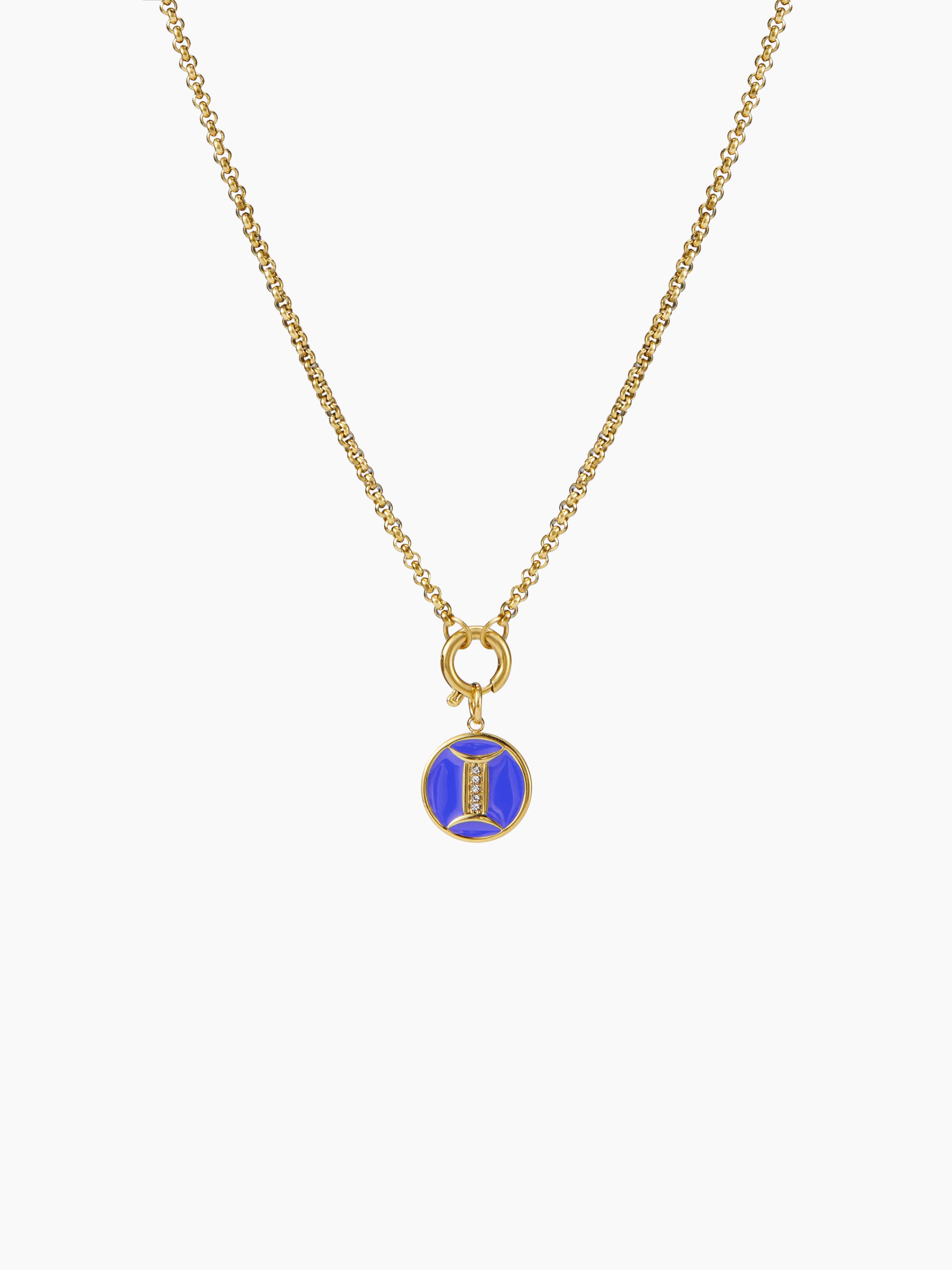 CONSTELLATION 18K GOLD PLATED STAINLESS STEEL PENDANT NECKLACE by CIDER