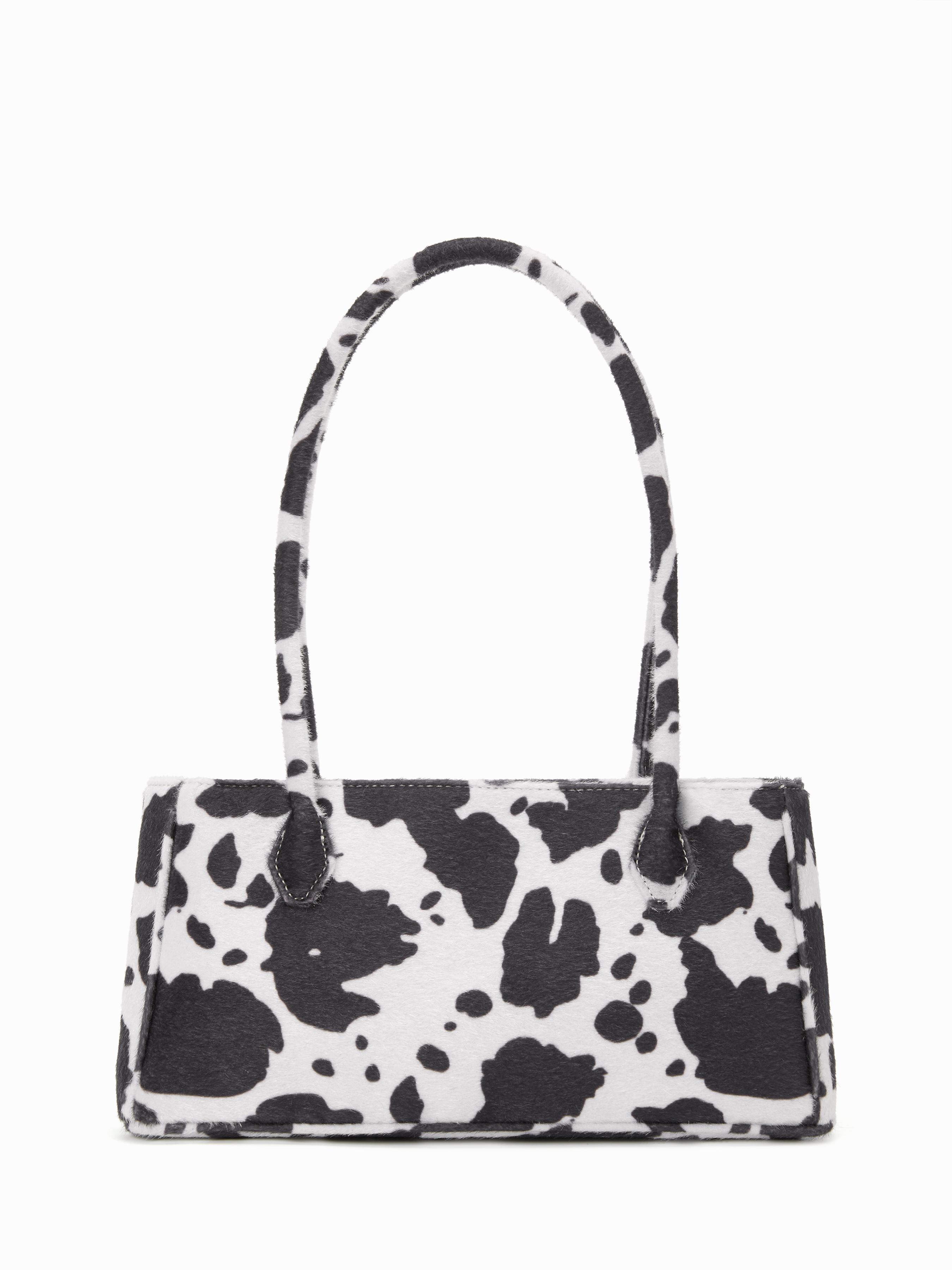 COWHIDE PRINT SHOULDER BAG by CIDER