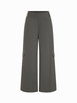Cotton Mid Rise Cargo Metal Detail Wide Leg Trousers Oversized by CIDER Cotton Mid Rise Cargo Metal Detail Wide Leg Trousers Oversized by CIDER