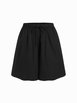 Cotton Mid Rise Drawstring Oversized Bermuda Shorts Curve & Plus by CIDER