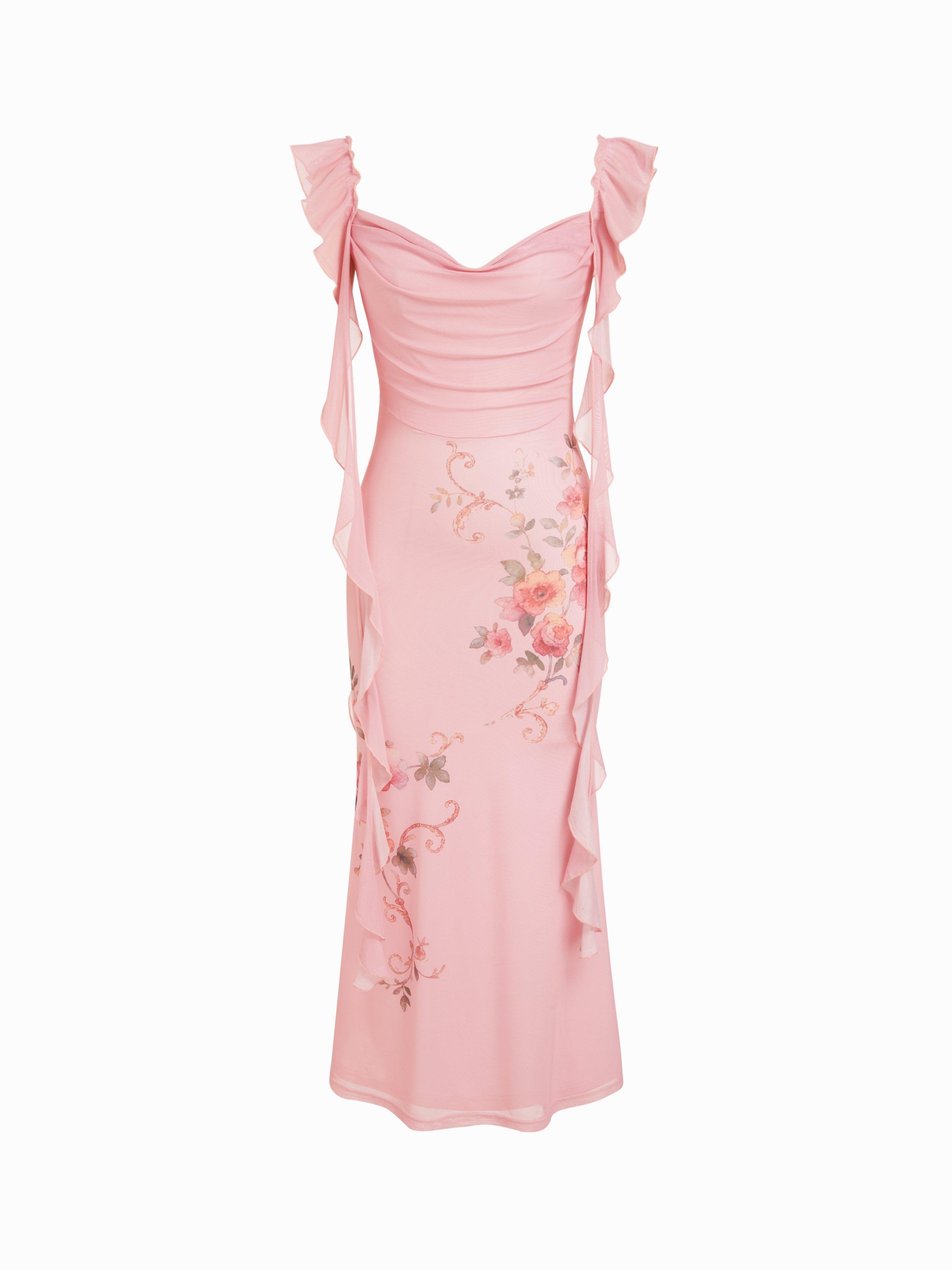 faithfull the brand citara maxi dress Citara Maxi Dress Butter Stripe — Maxi Dresses