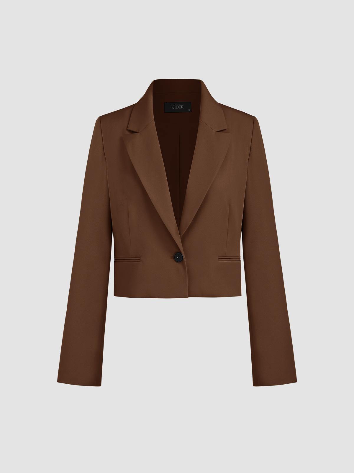Cropped Tailored Blazer by CIDER