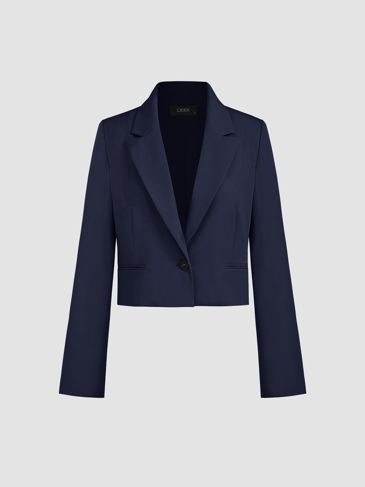 Cropped Tailored Blazer by CIDER