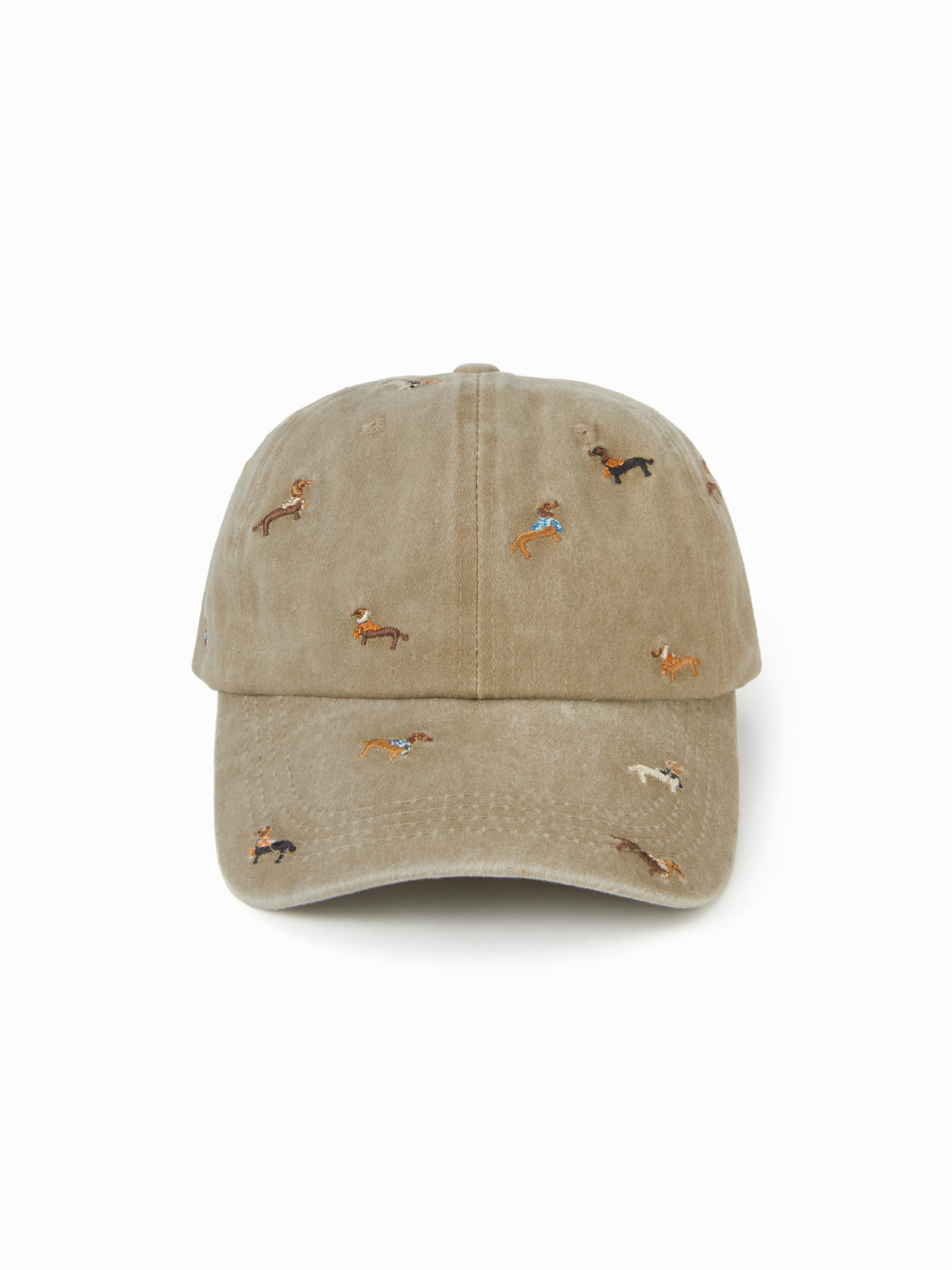 DACHSHUND EMBROIDERED BASEBALL CAP by CIDER