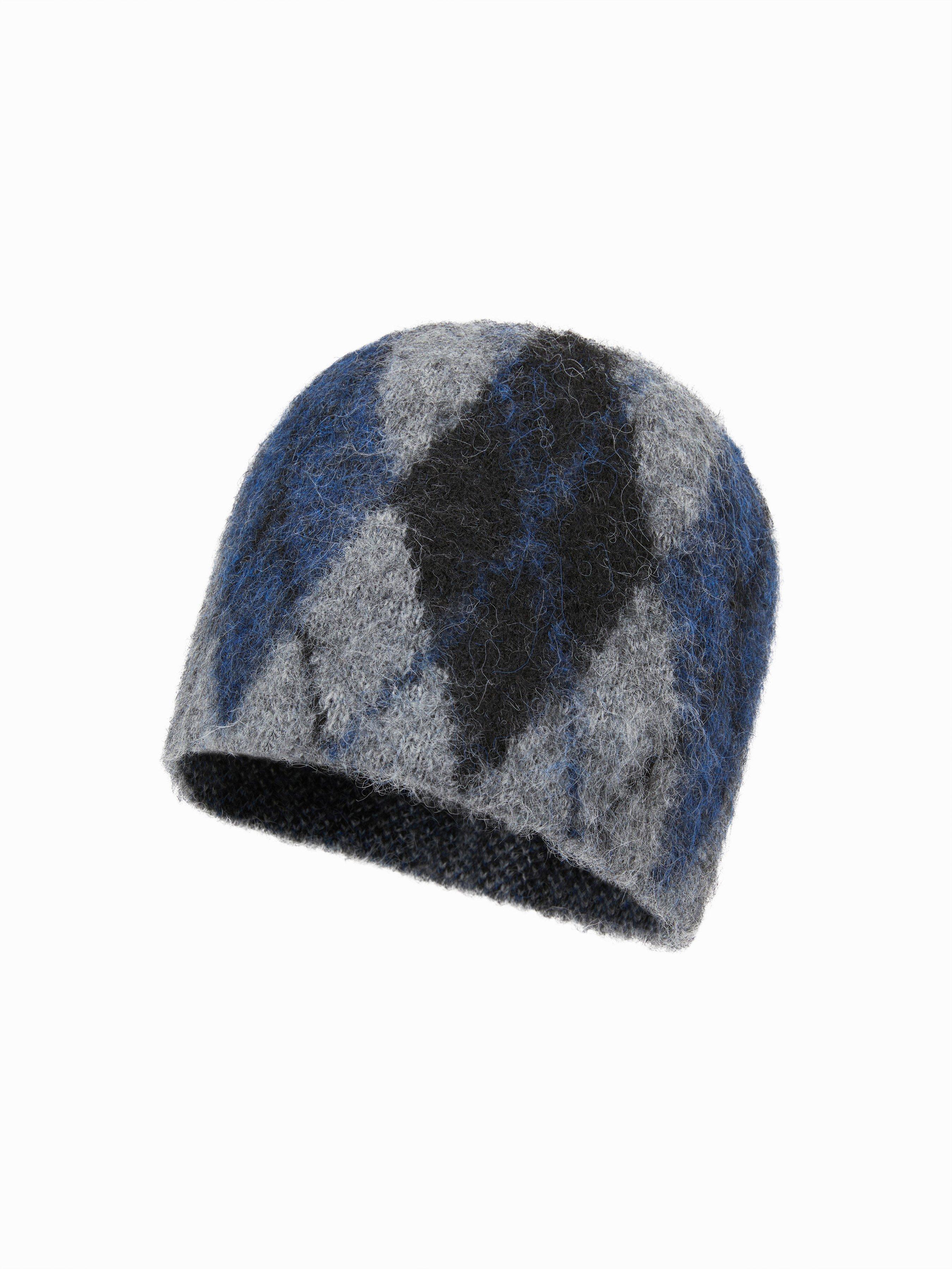 DIAMOND JACQUARD BEANIE HAT by CIDER