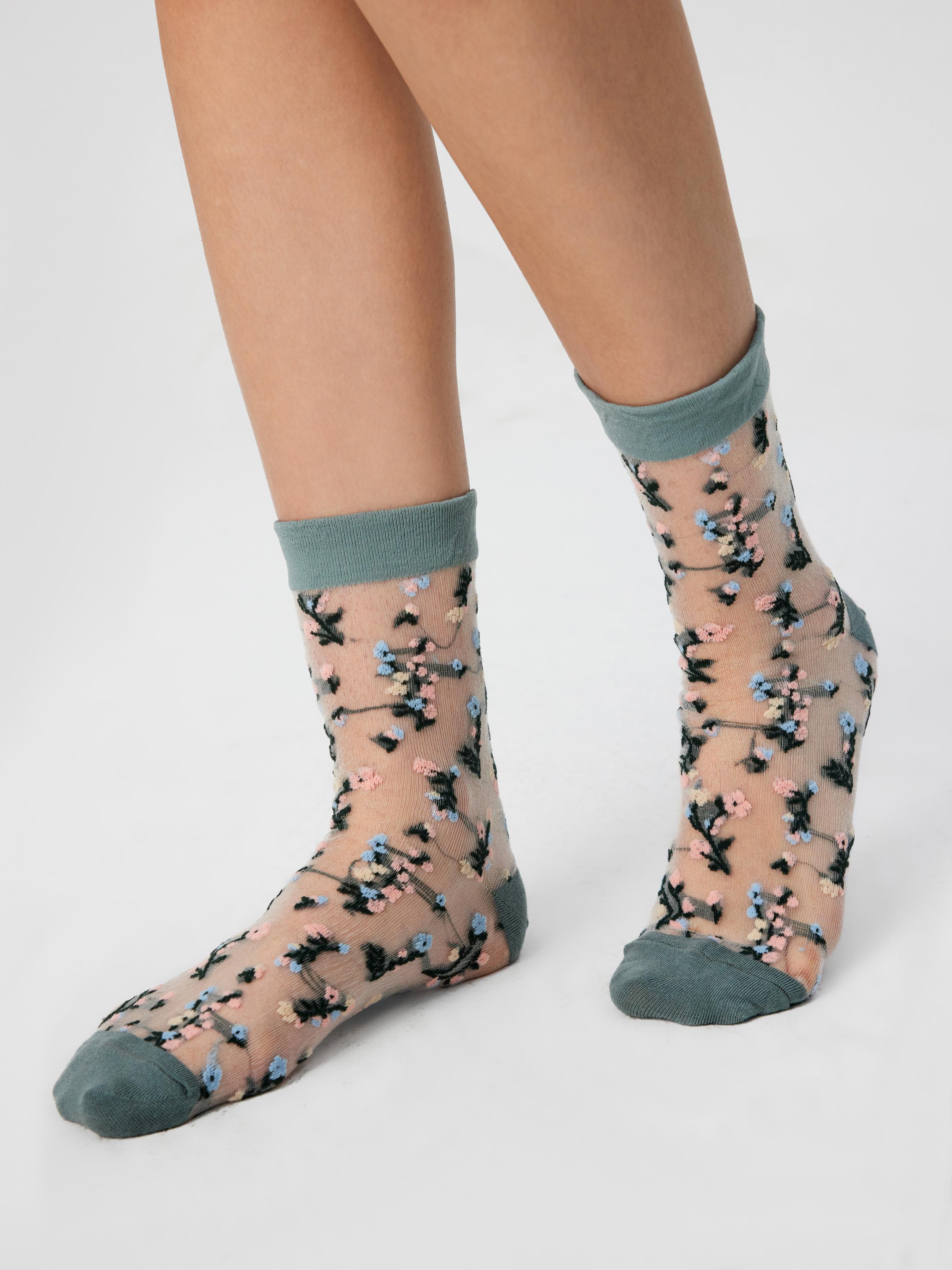 DITSY FLORAL CREW SOCKS by CIDER