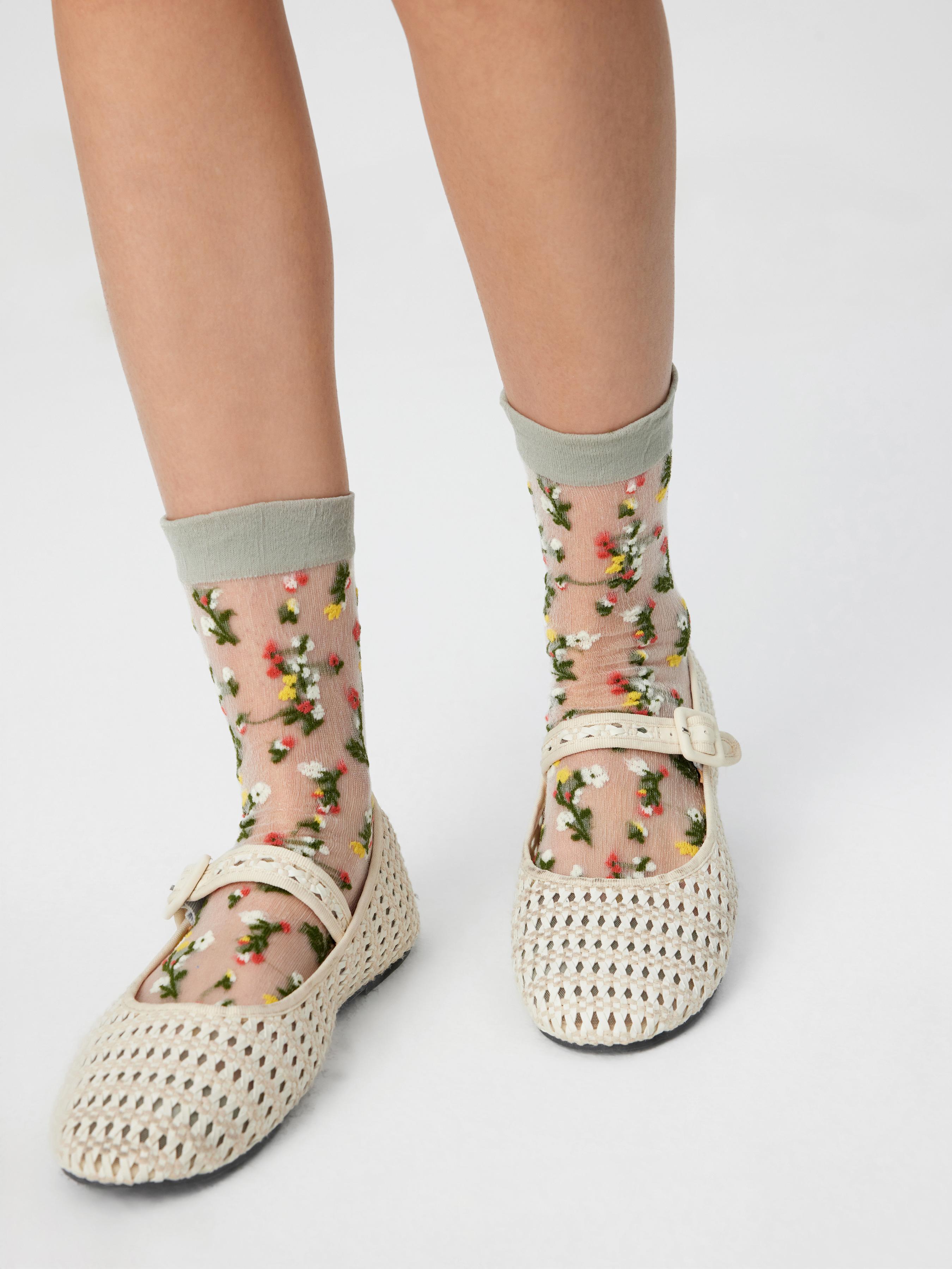 DITSY FLORAL CREW SOCKS by CIDER