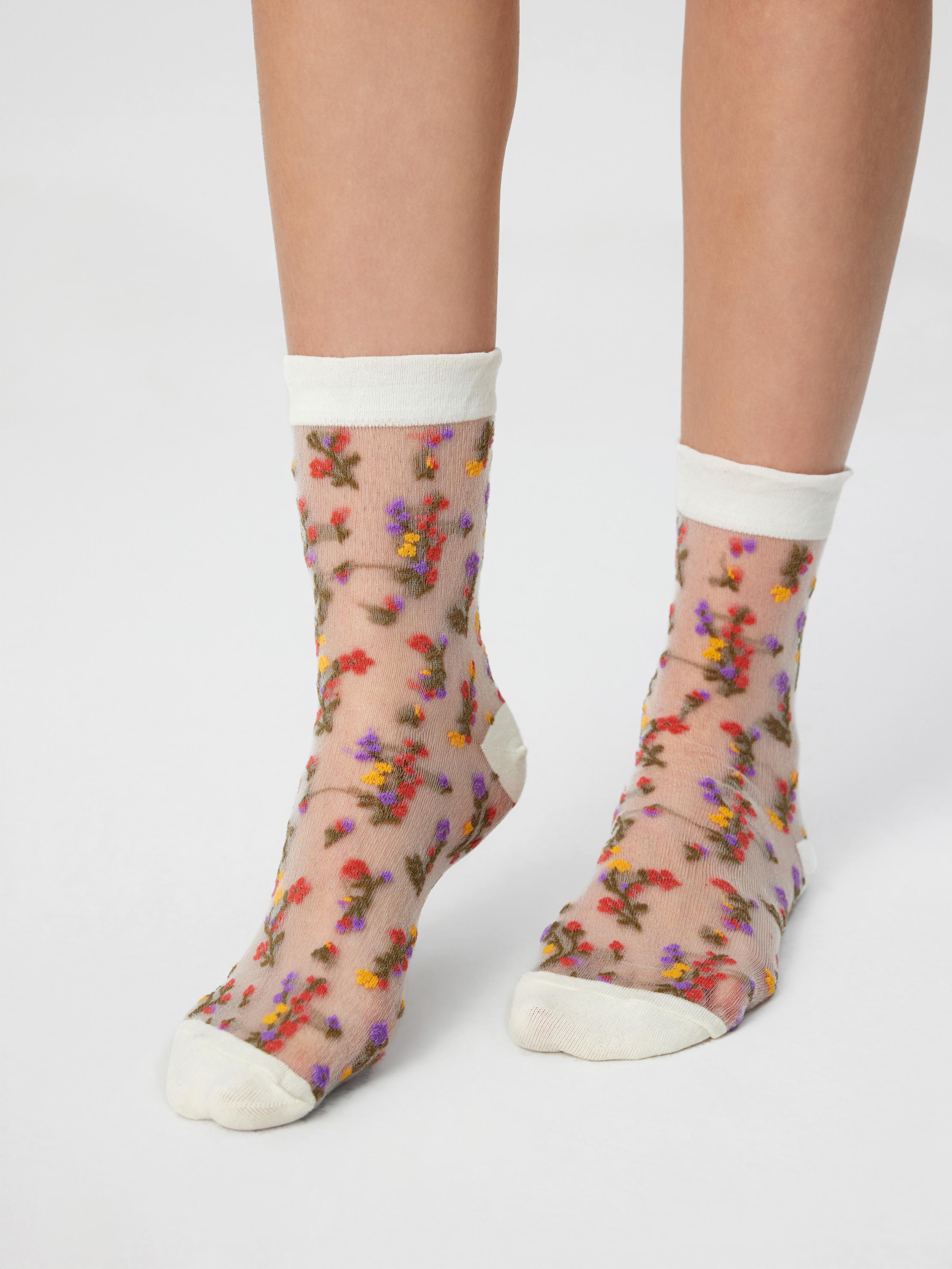 DITSY FLORAL CREW SOCKS by CIDER