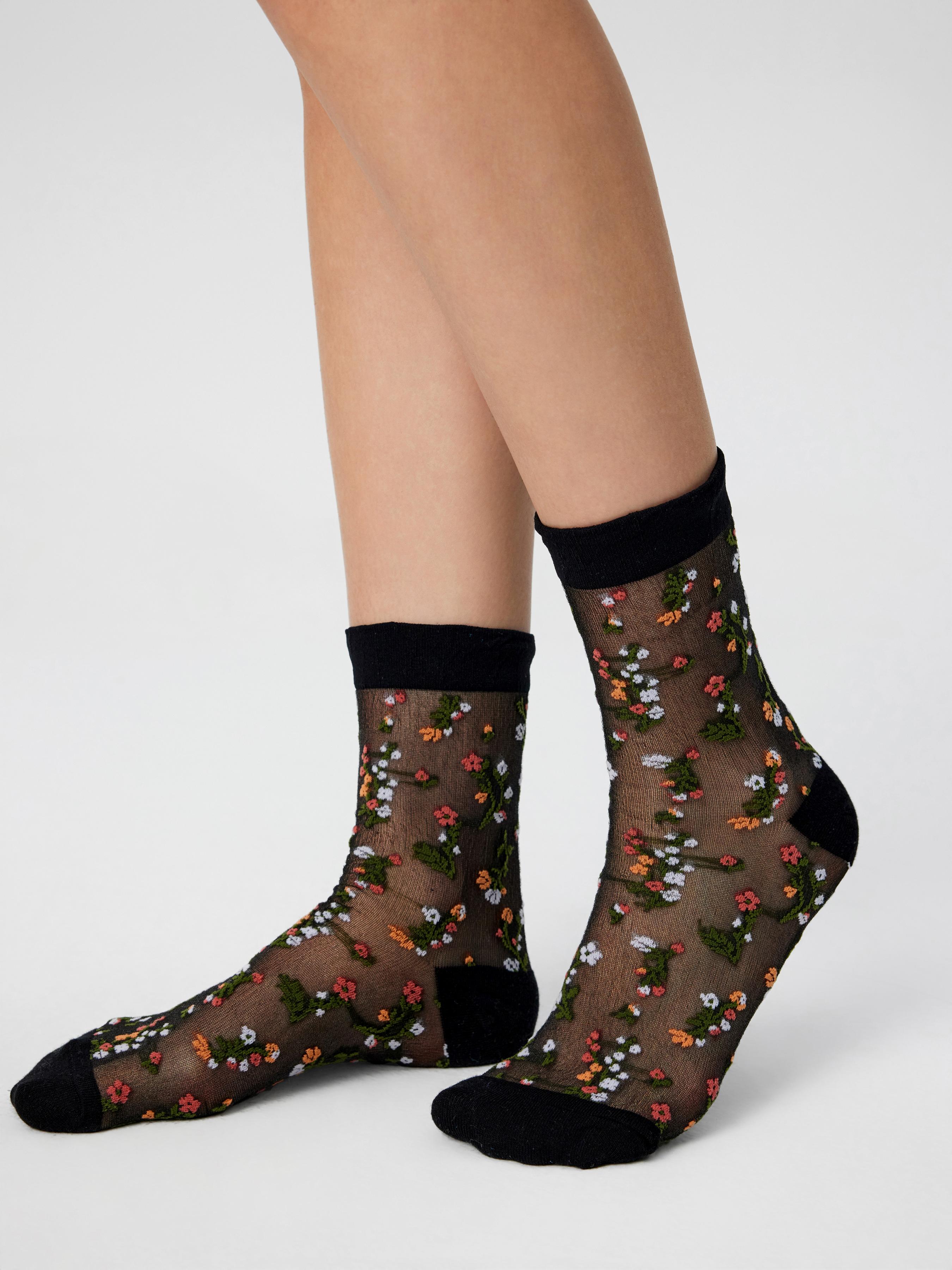 DITSY FLORAL CREW SOCKS by CIDER