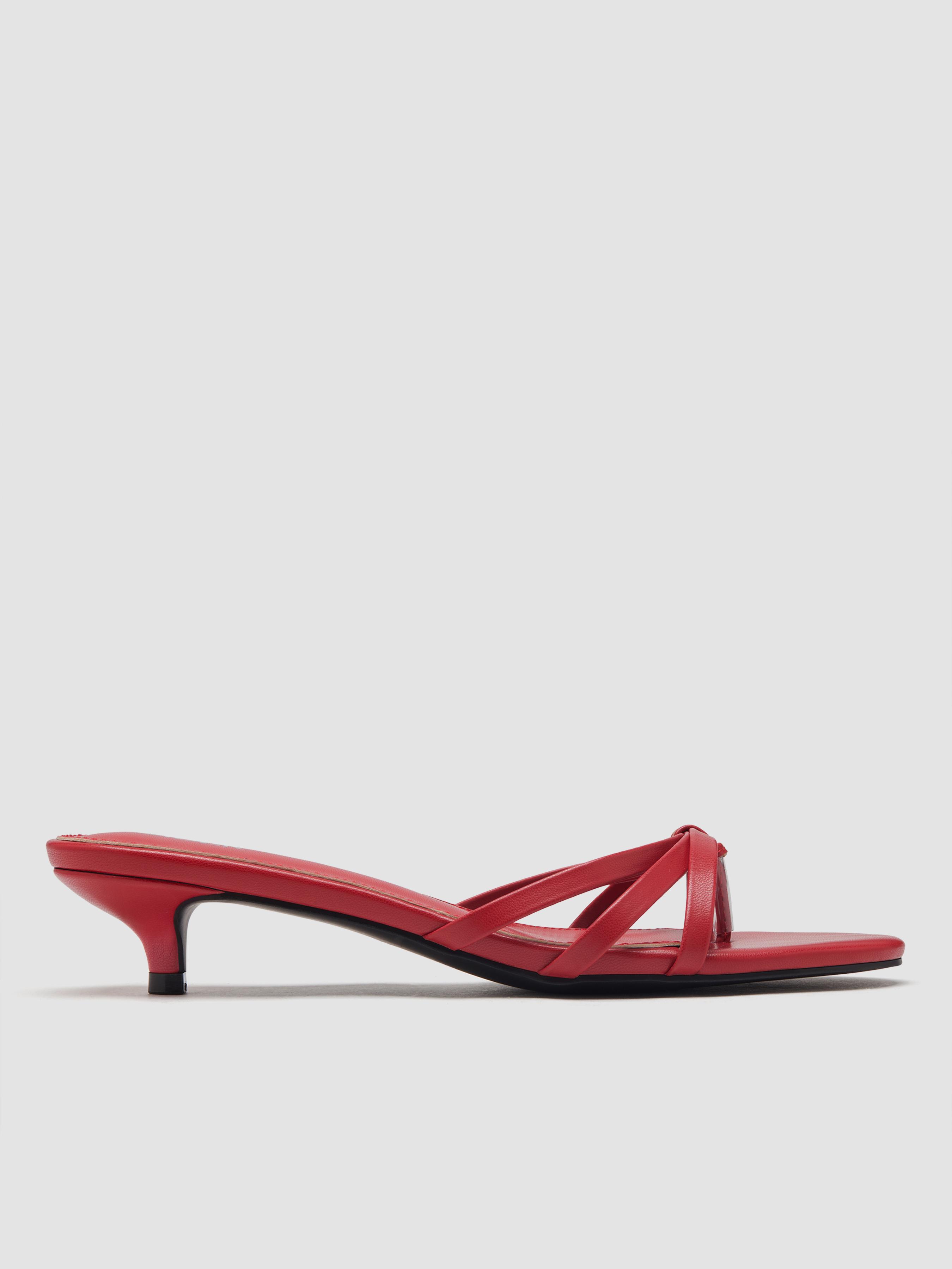 DOUBLE BOWKNOT SLINGBACK FLATS by CIDER