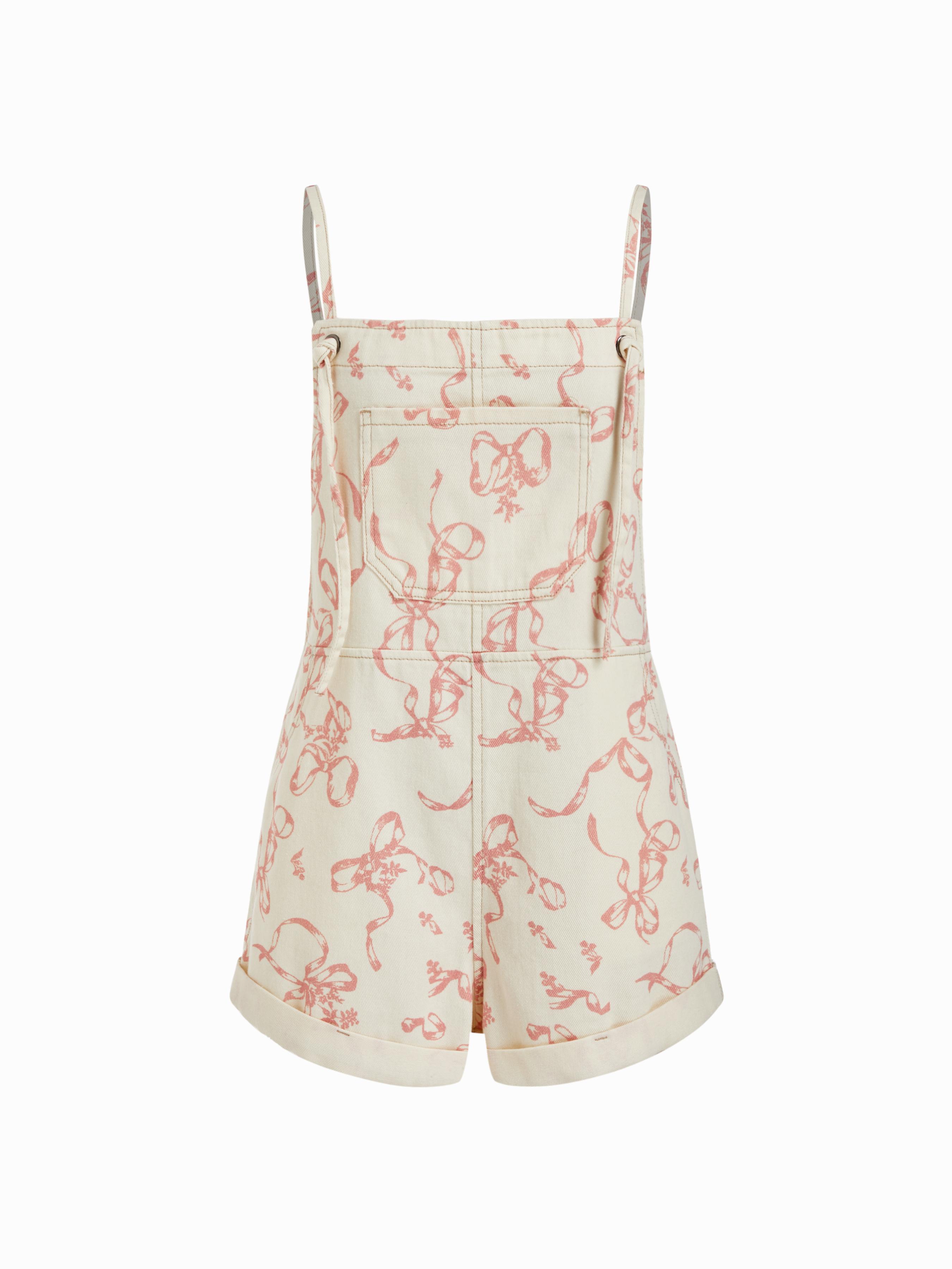 Denim Pocket Ultra Short Romper by CIDER
