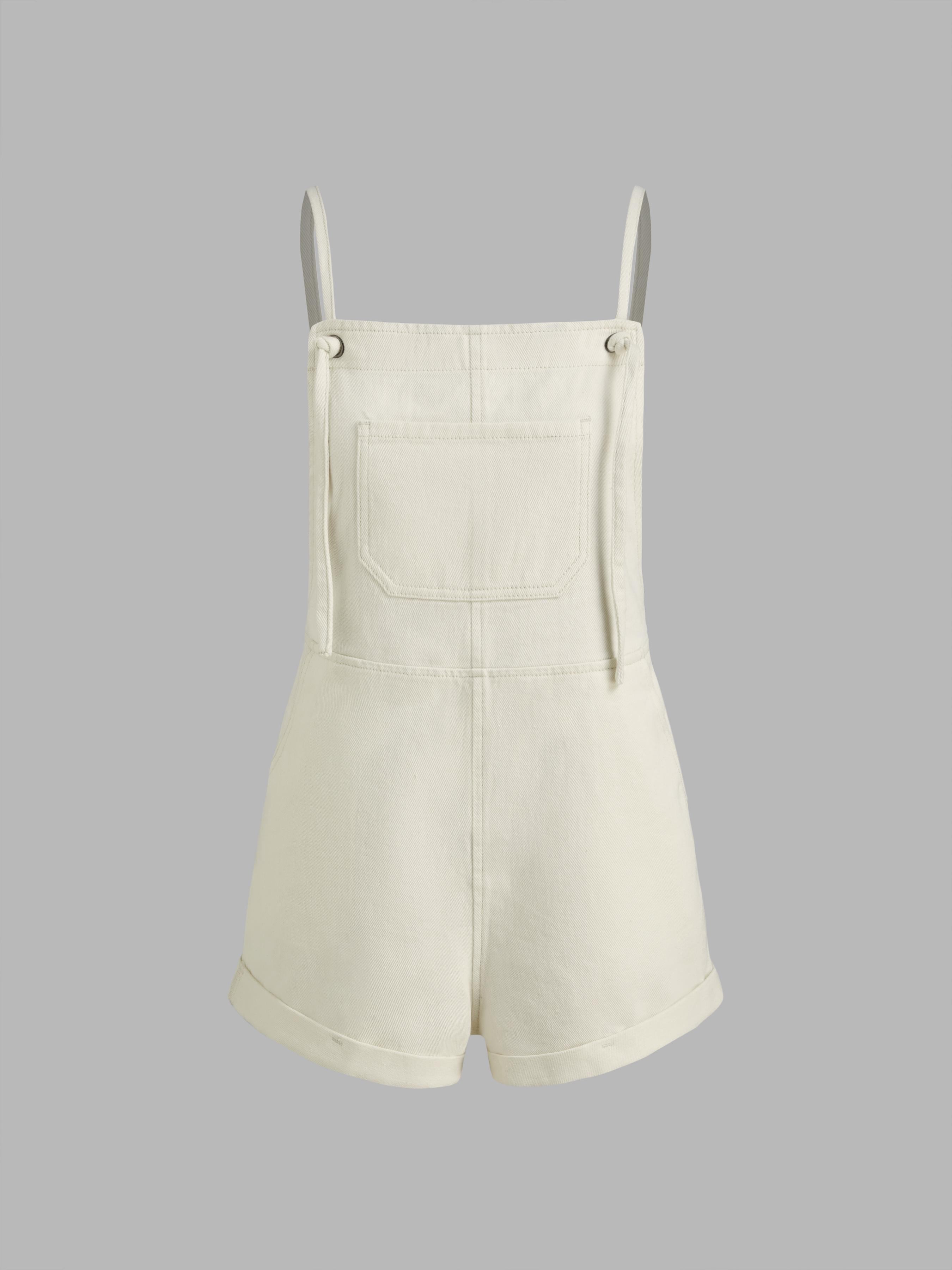 Denim Pocket Ultra Short Romper by CIDER