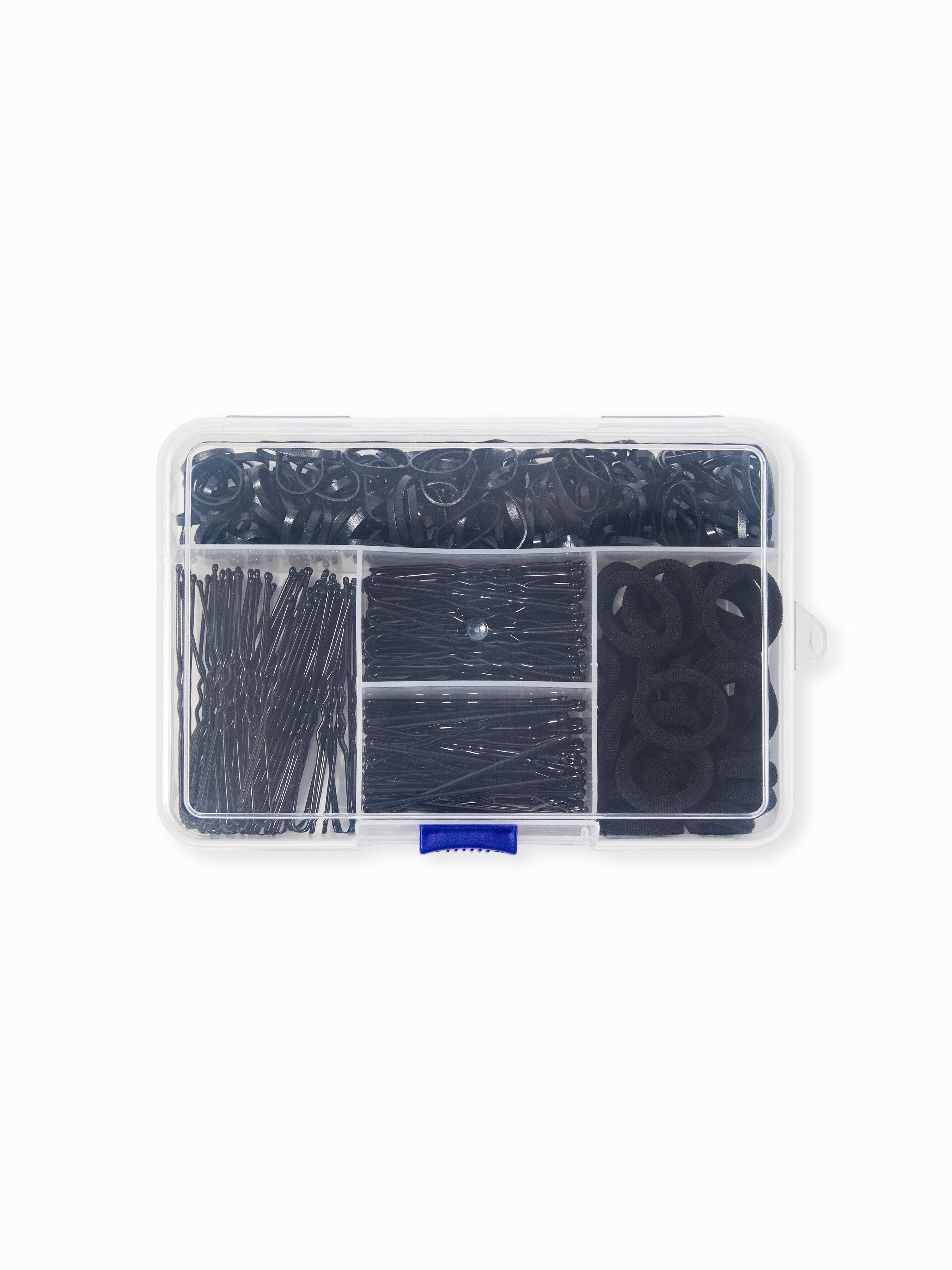 ELASTIC HAIR BAND & WAVY U-SHAPED HAIR CLIP SET by CIDER