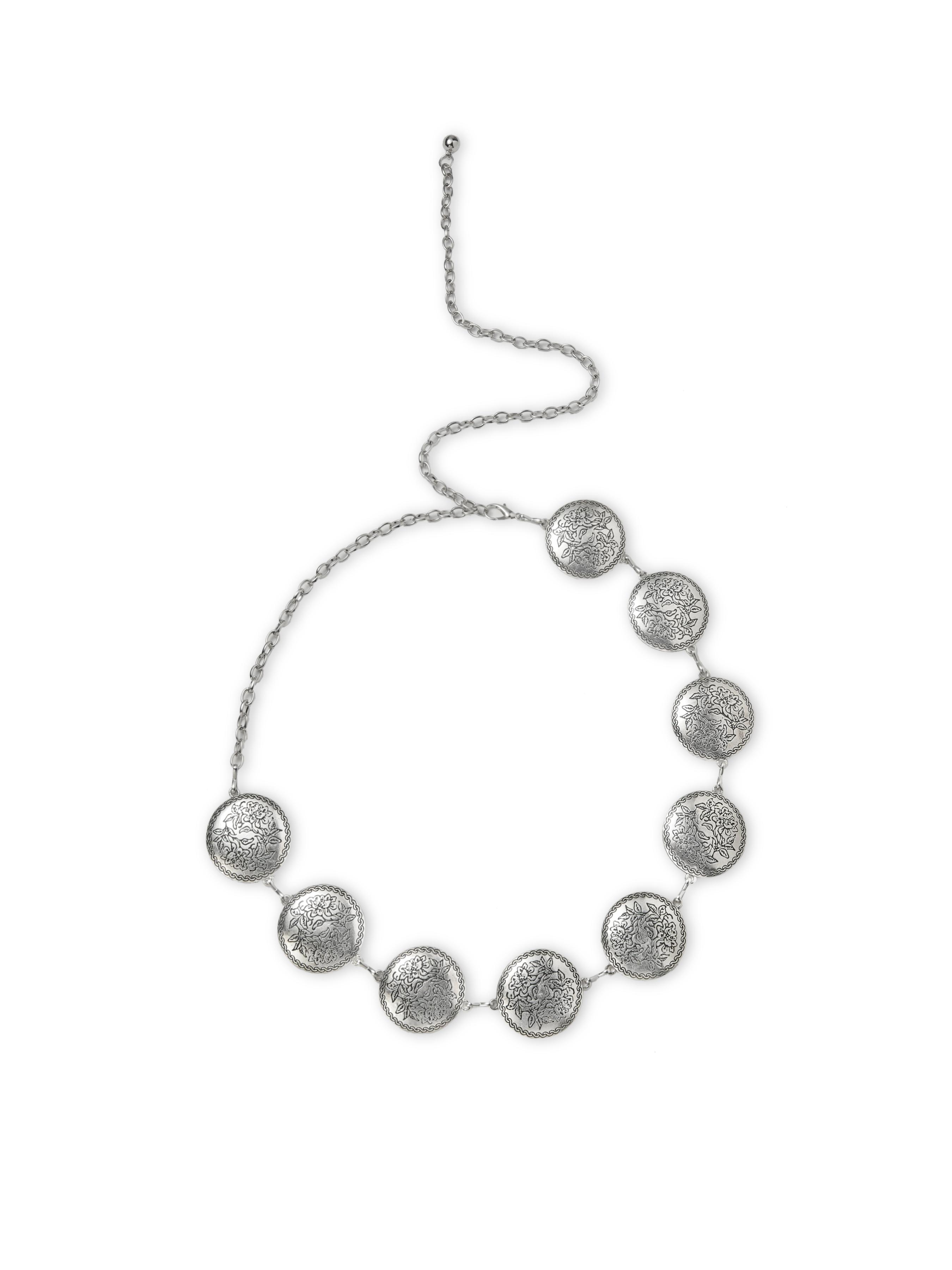 ENGRAVED CIRCLE WAIST CHAIN by CIDER