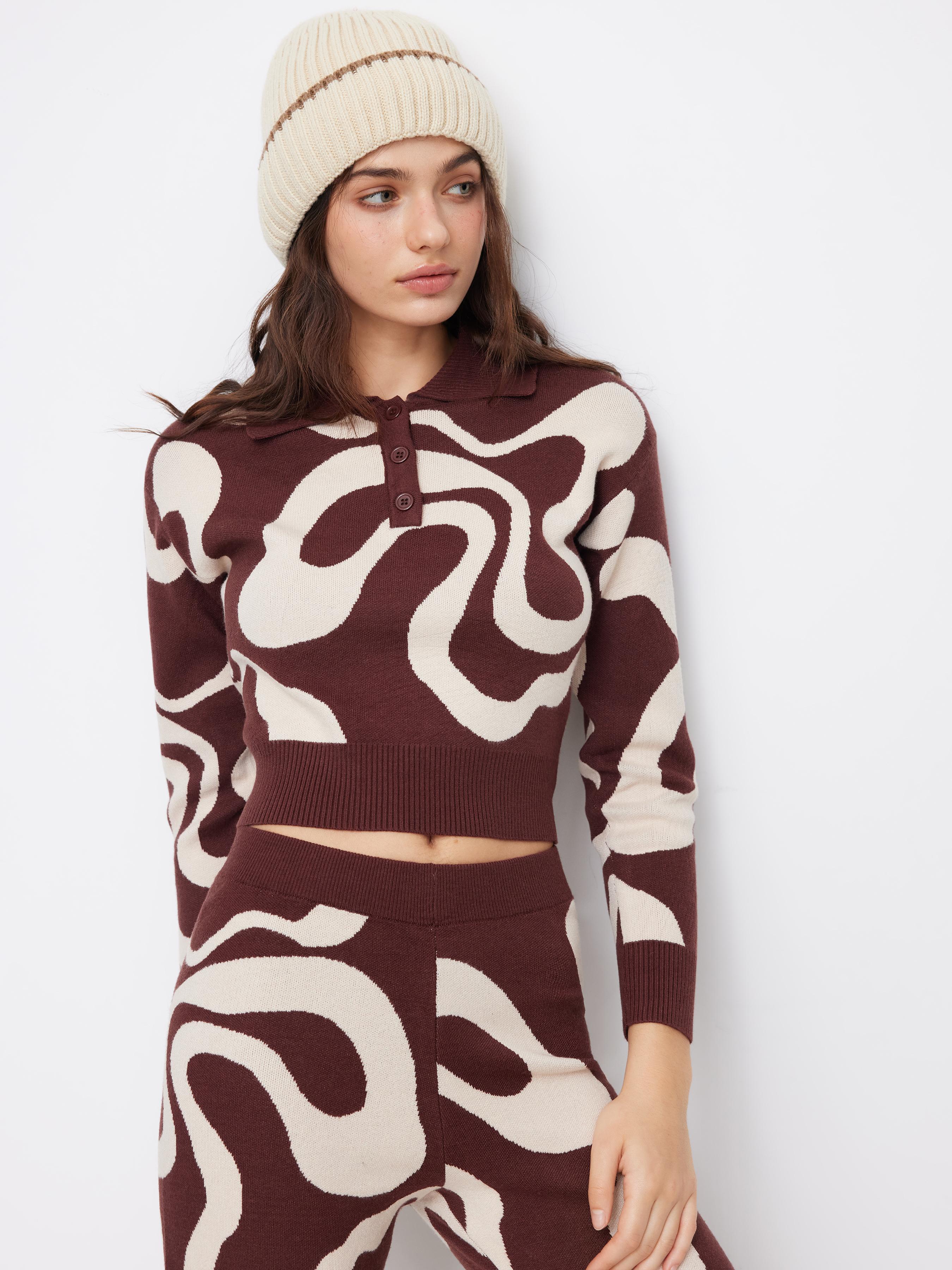 Everyday Illusion Psychedelic Swirl Pullover Sweater by CIDER