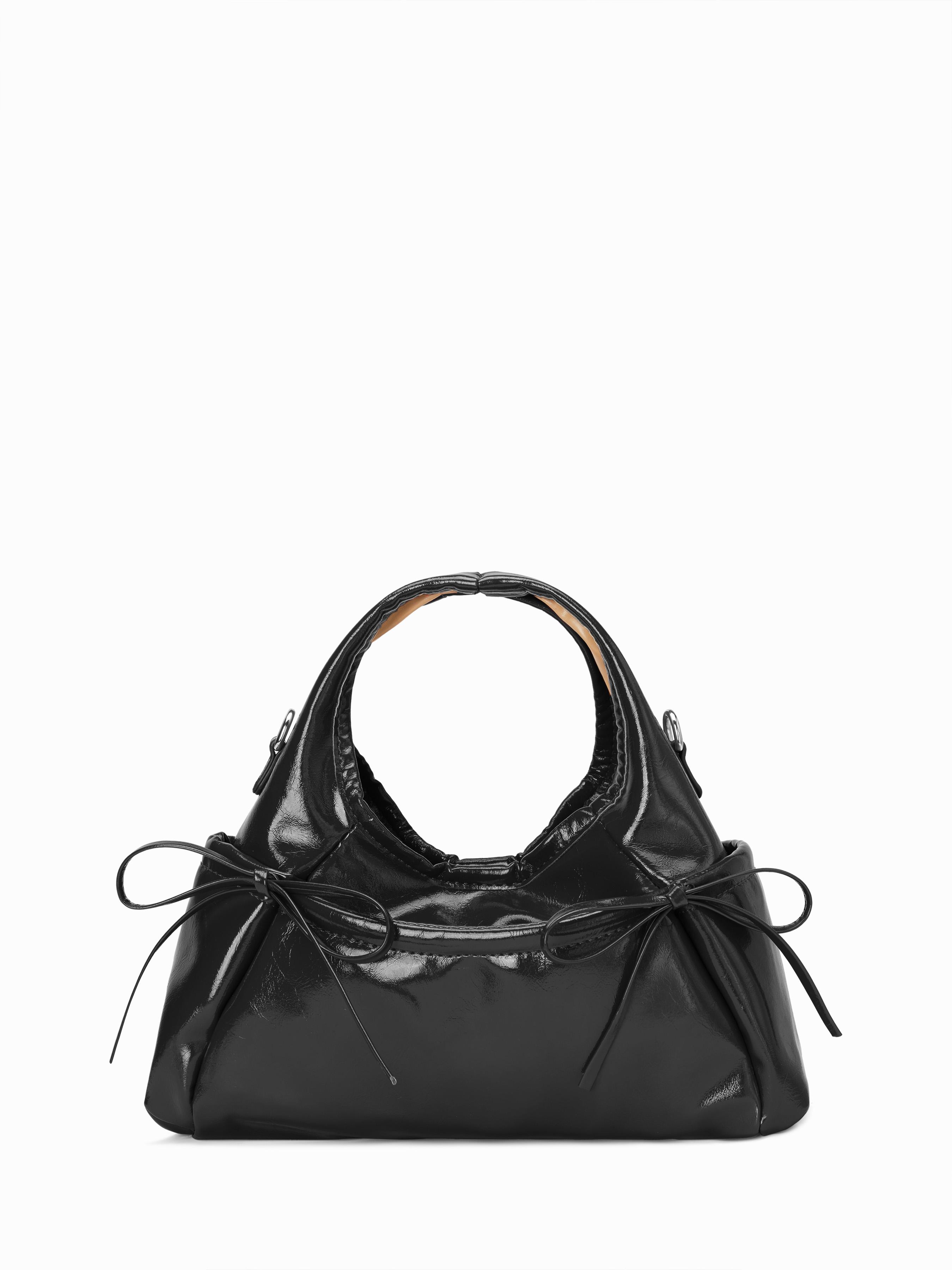 FAUX LEATHER BOWKNOT HANDBAG & CROSSBODY BAG by CIDER