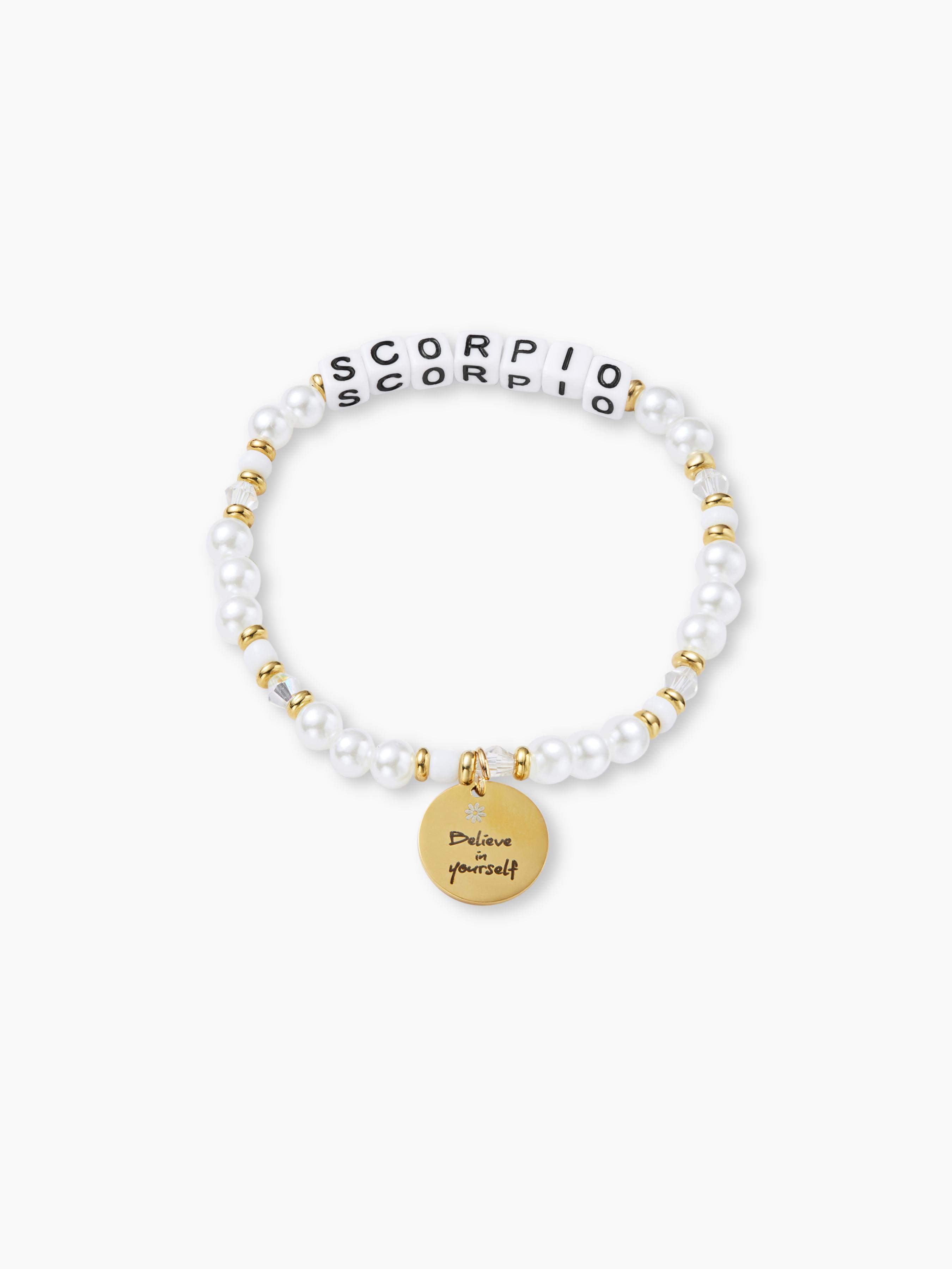 FAUX PEARL CONSTELLATION BEADED BRACELET by CIDER