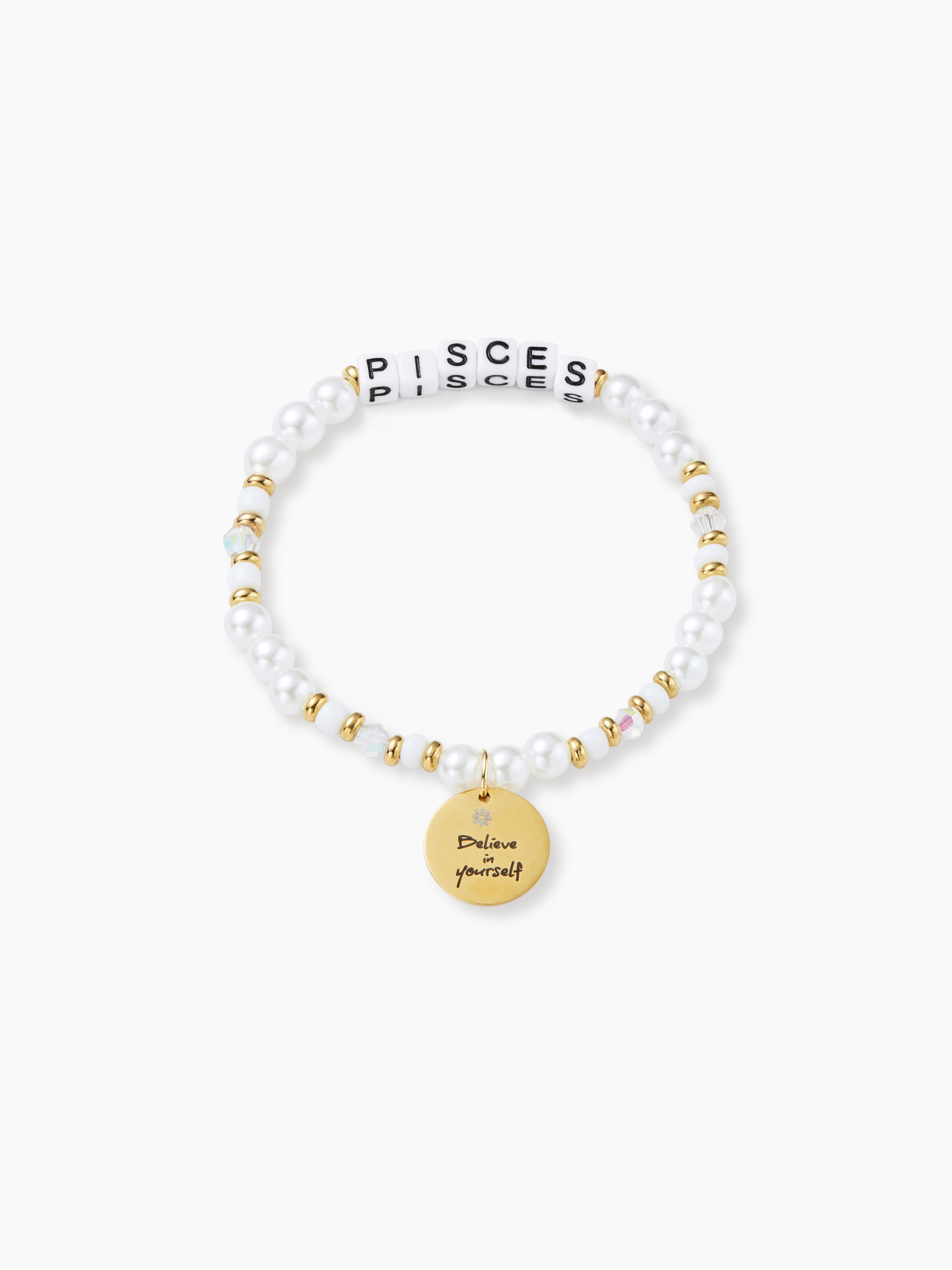 FAUX PEARL CONSTELLATION BEADED BRACELET by CIDER