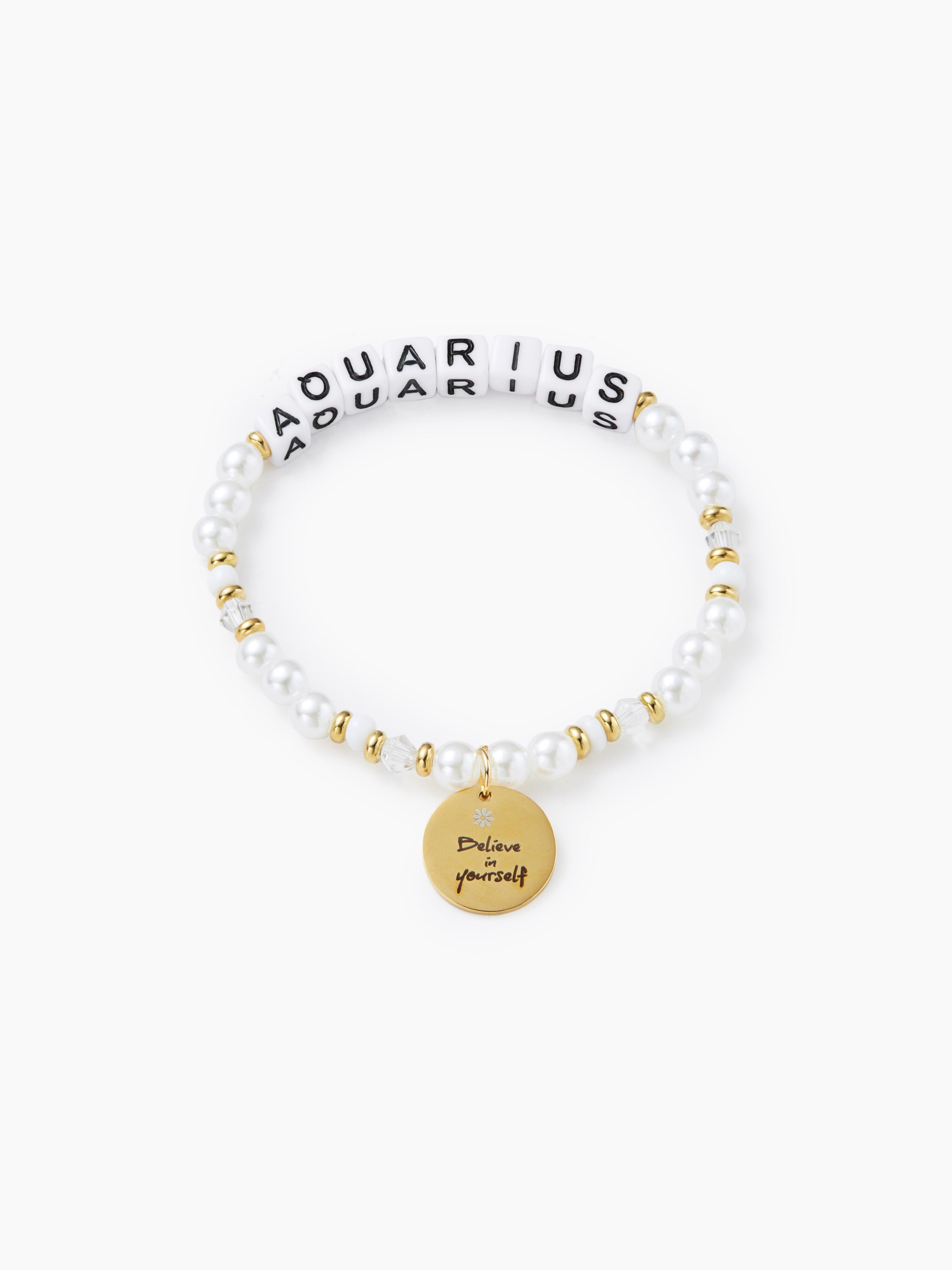 FAUX PEARL CONSTELLATION BEADED BRACELET by CIDER