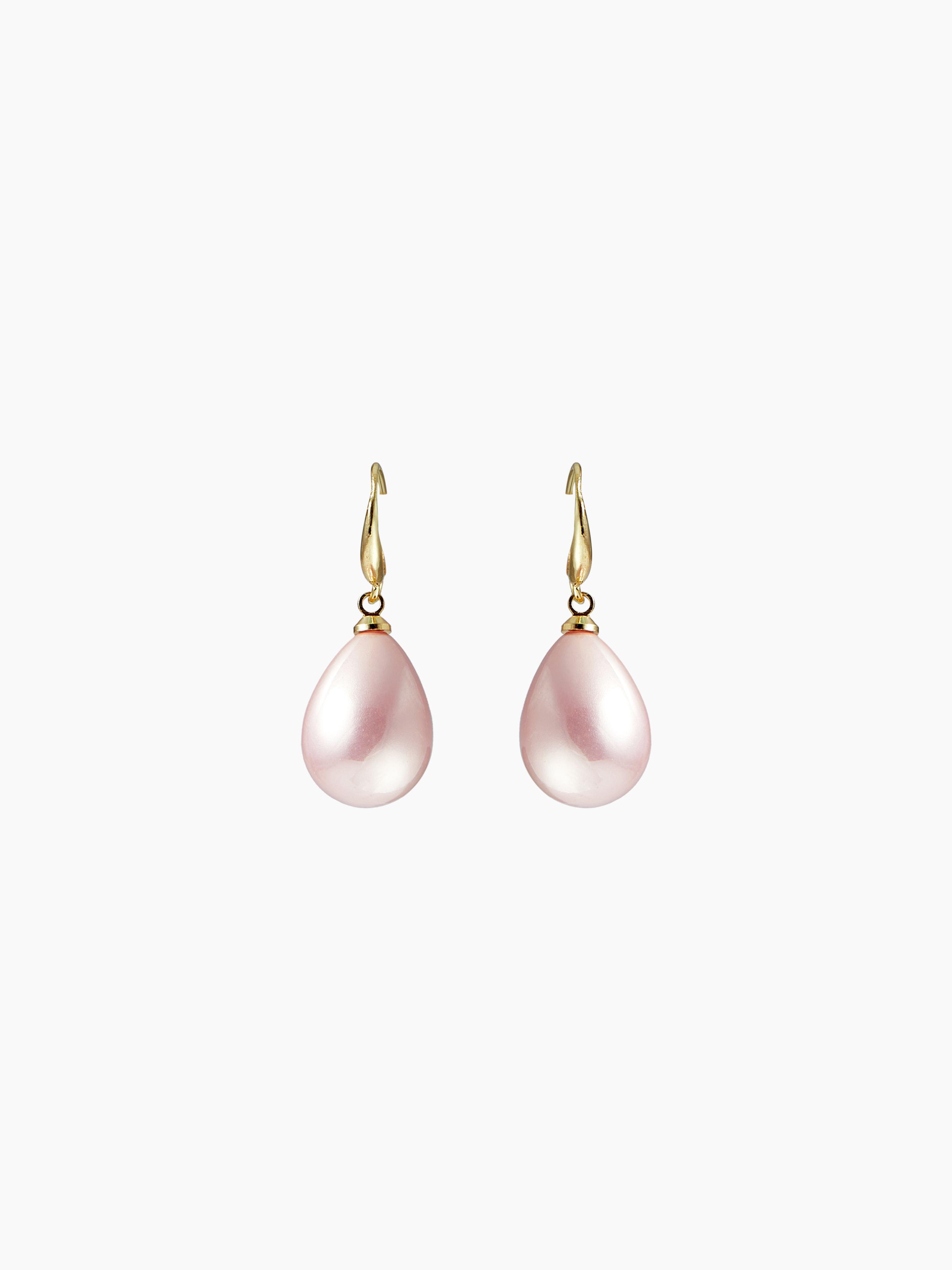 FAUX PEARL WATER DROP EARRINGS by CIDER